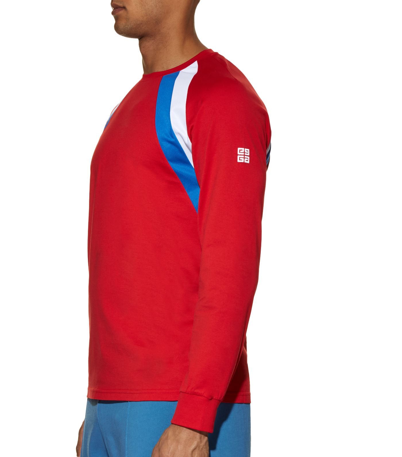 Givenchy Givenchy Colorblock Diagonal Stripe Long Sleeve T-shirt Size US XS / EU 42 / 0 - 5 Thumbnail