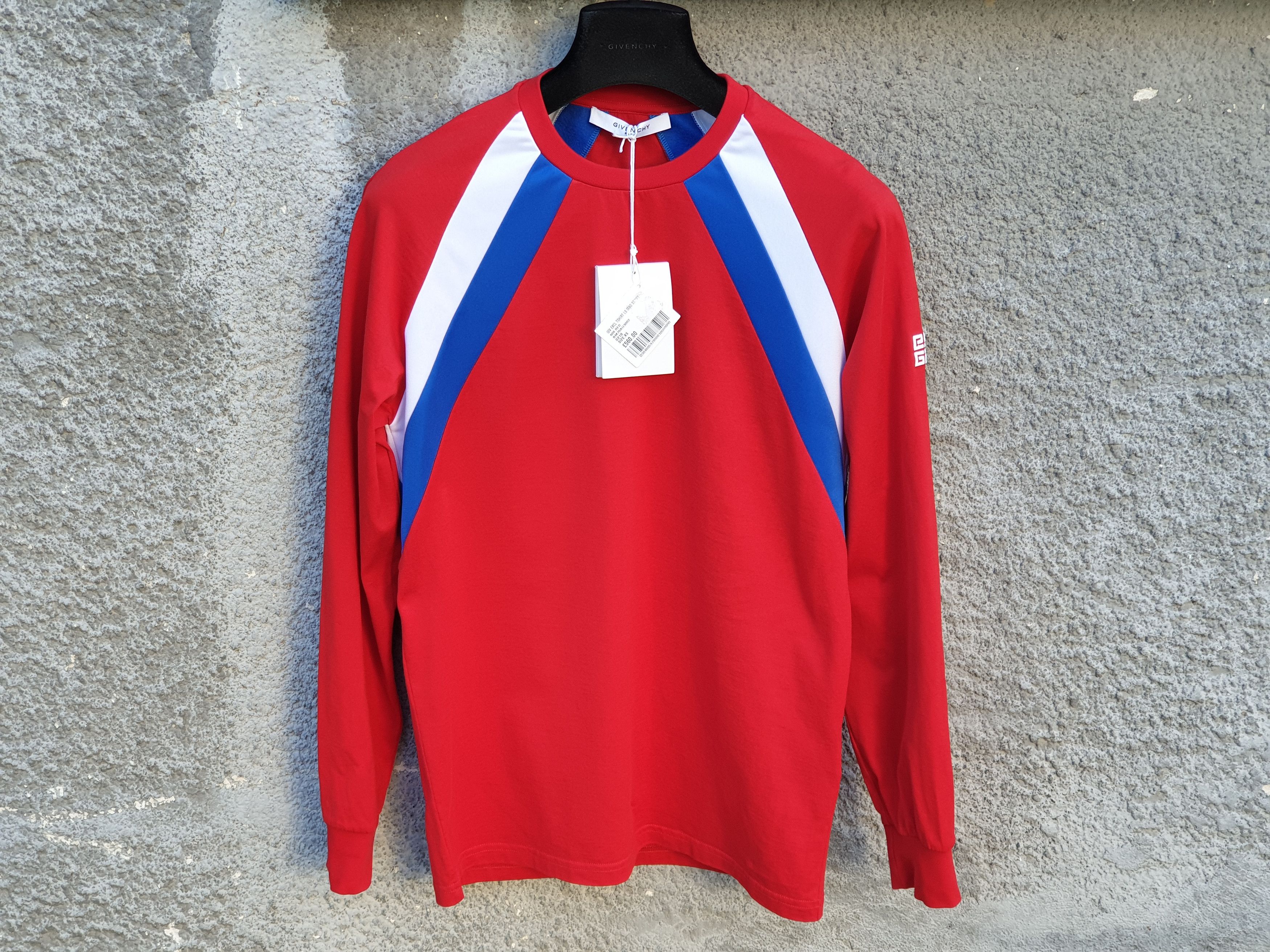Givenchy Givenchy Colorblock Diagonal Stripe Long Sleeve T-shirt Size US XS / EU 42 / 0 - 1 Thumbnail