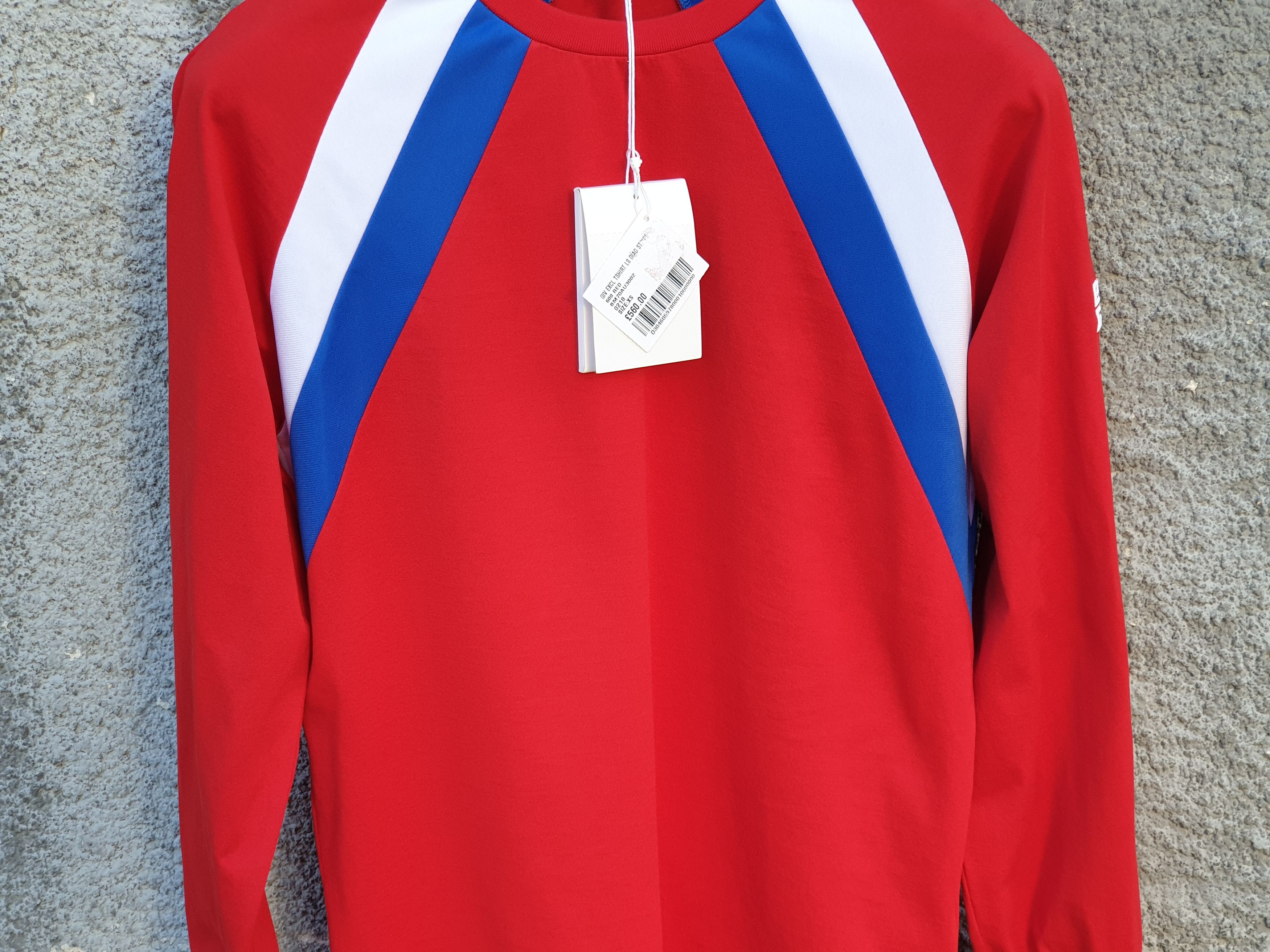 Givenchy Givenchy Colorblock Diagonal Stripe Long Sleeve T-shirt Size US XS / EU 42 / 0 - 8 Thumbnail