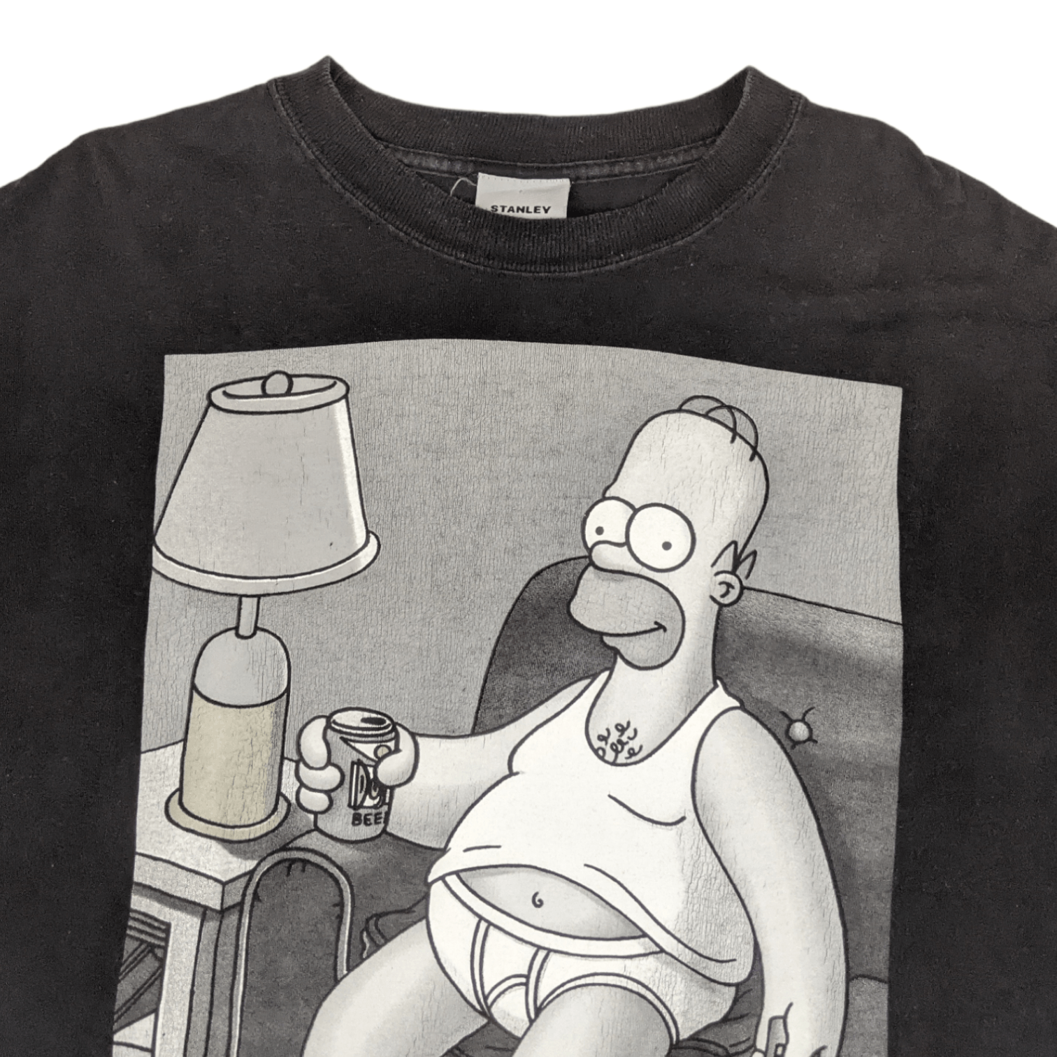 The Simpsons Vintage 90's 1995 HOMER SIMPSONS Cartoon Big Image T-Shirt Size US XL / EU 56 / 4 - 4 Thumbnail