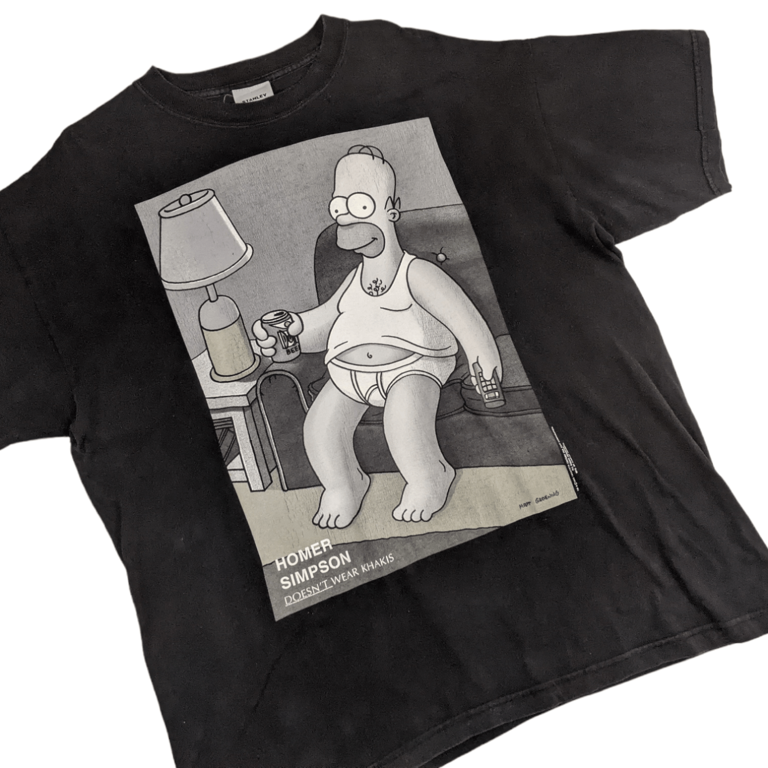 The Simpsons Vintage 90's 1995 HOMER SIMPSONS Cartoon Big Image T-Shirt Size US XL / EU 56 / 4 - 3 Thumbnail