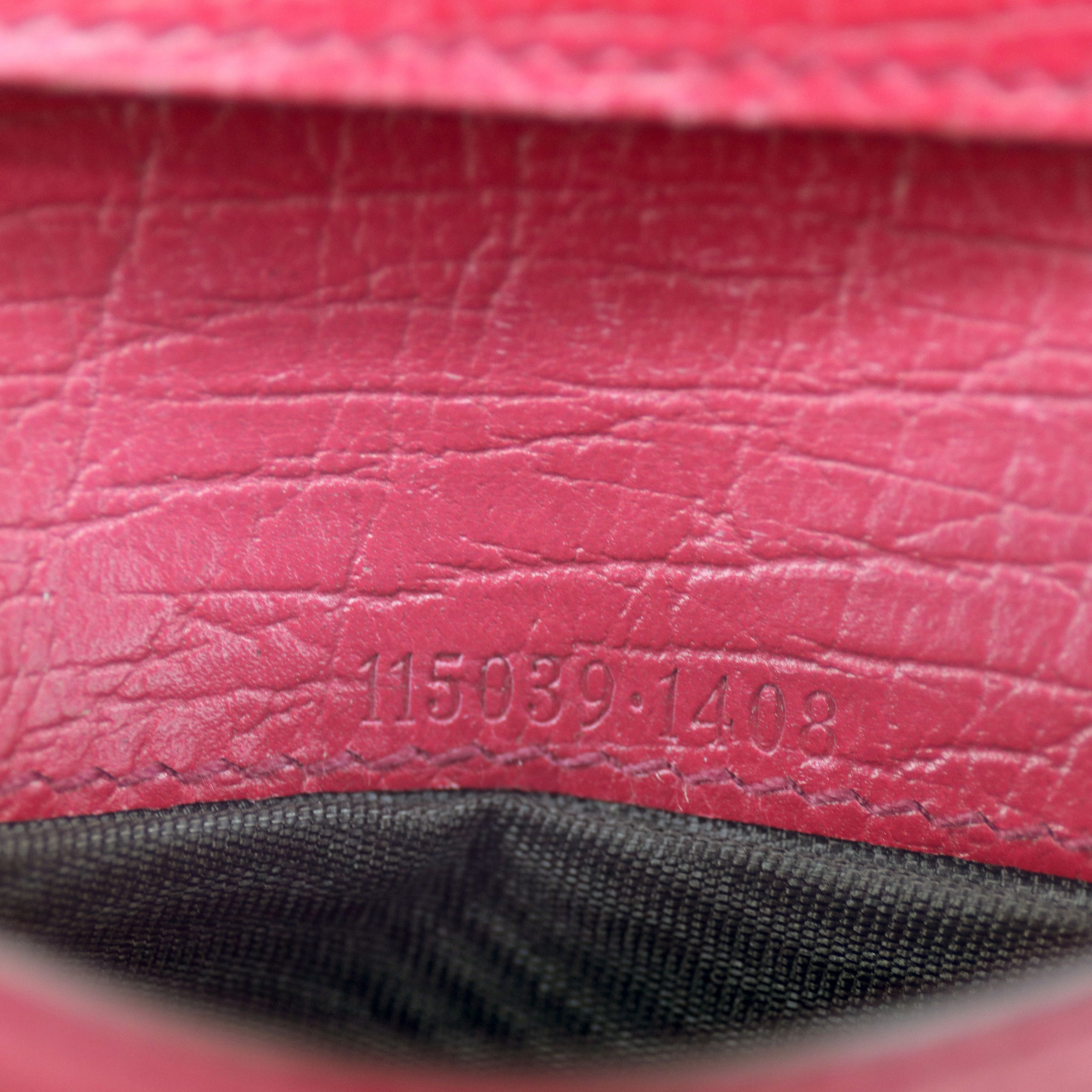 Gucci 🔴 Gucci Trifold Wallet - GG Supreme Pink Size ONE SIZE - 9 Thumbnail