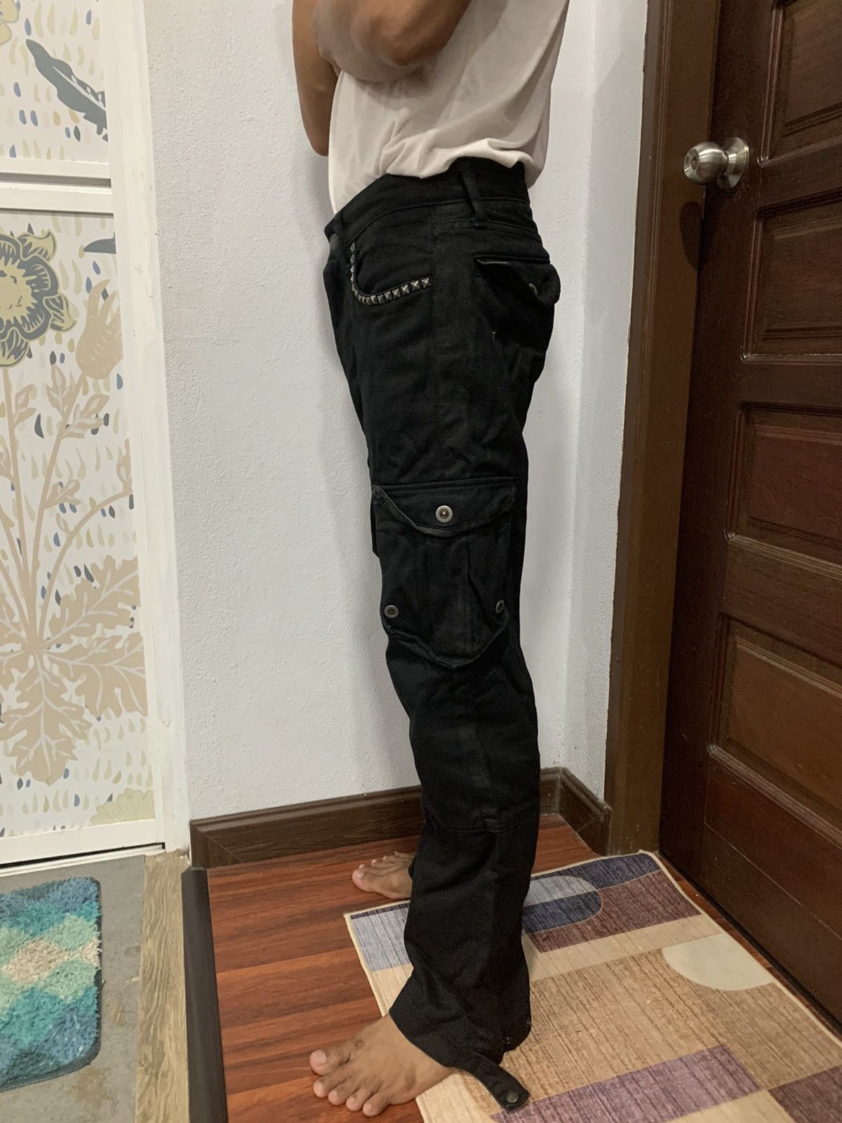 Japanese Brand Cavaria Cargo Jeans Pants Size US 30 / EU 46 - 14 Thumbnail