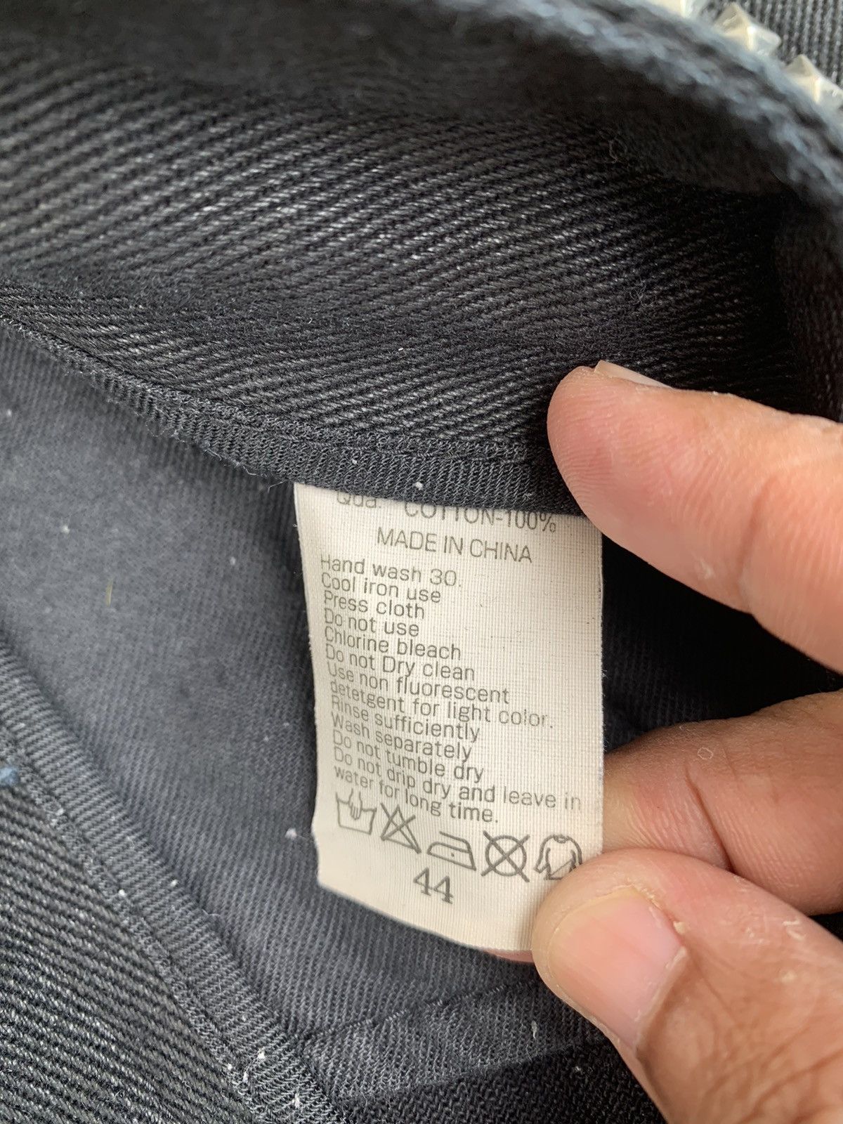 Japanese Brand Cavaria Cargo Jeans Pants Size US 30 / EU 46 - 11 Thumbnail