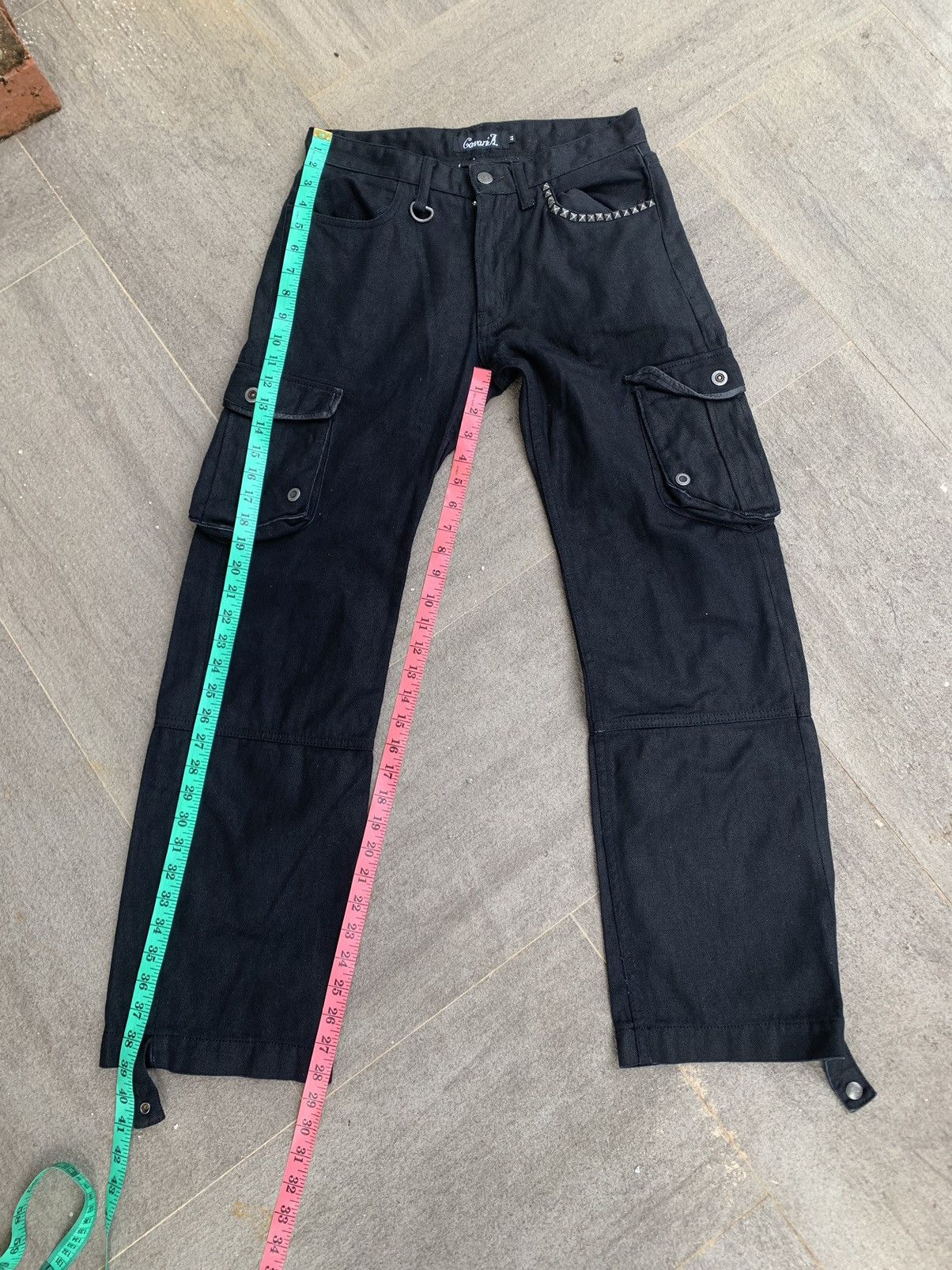 Japanese Brand Cavaria Cargo Jeans Pants Size US 30 / EU 46 - 5 Thumbnail