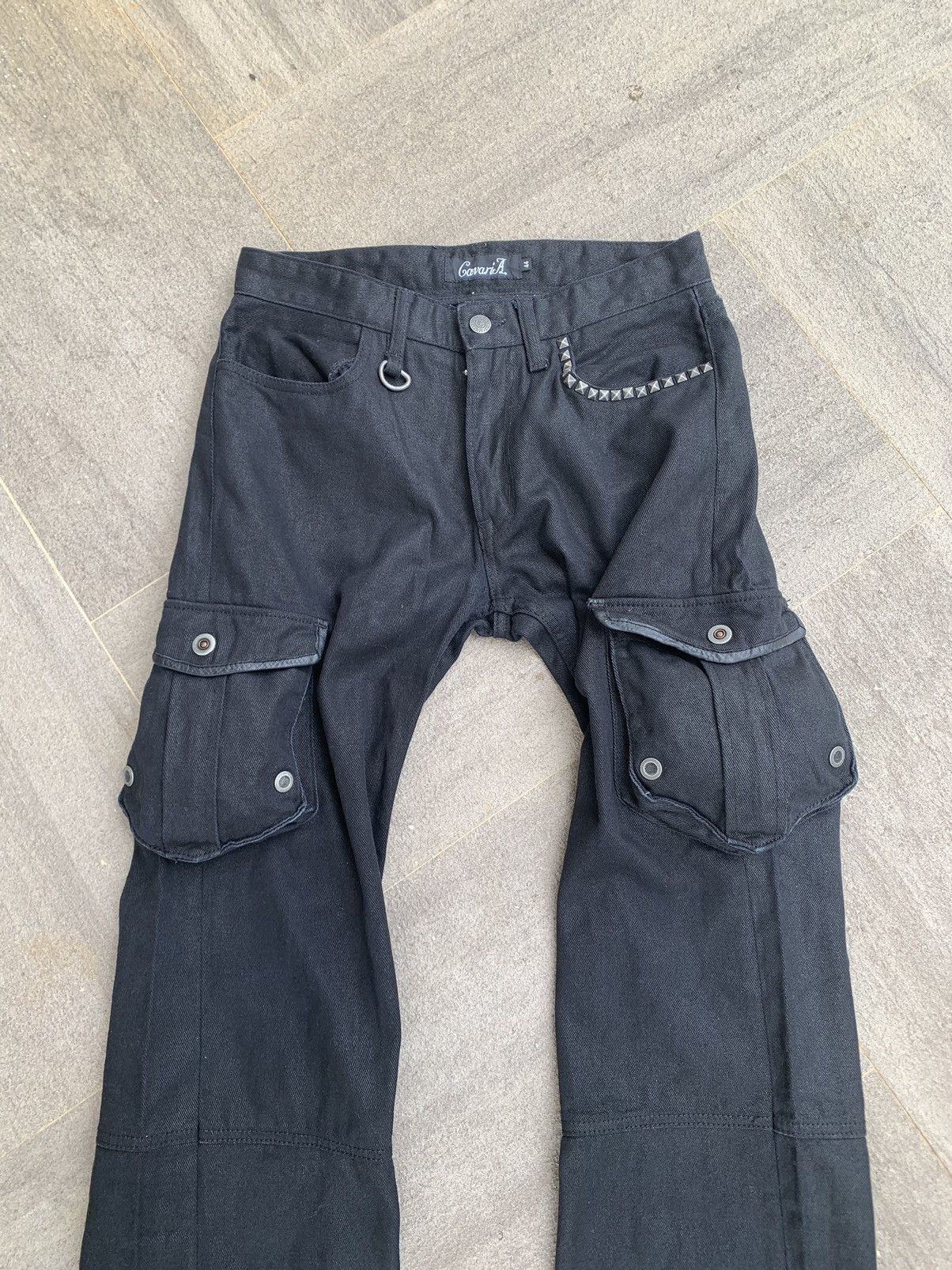 Japanese Brand Cavaria Cargo Jeans Pants Size US 30 / EU 46 - 2 Thumbnail