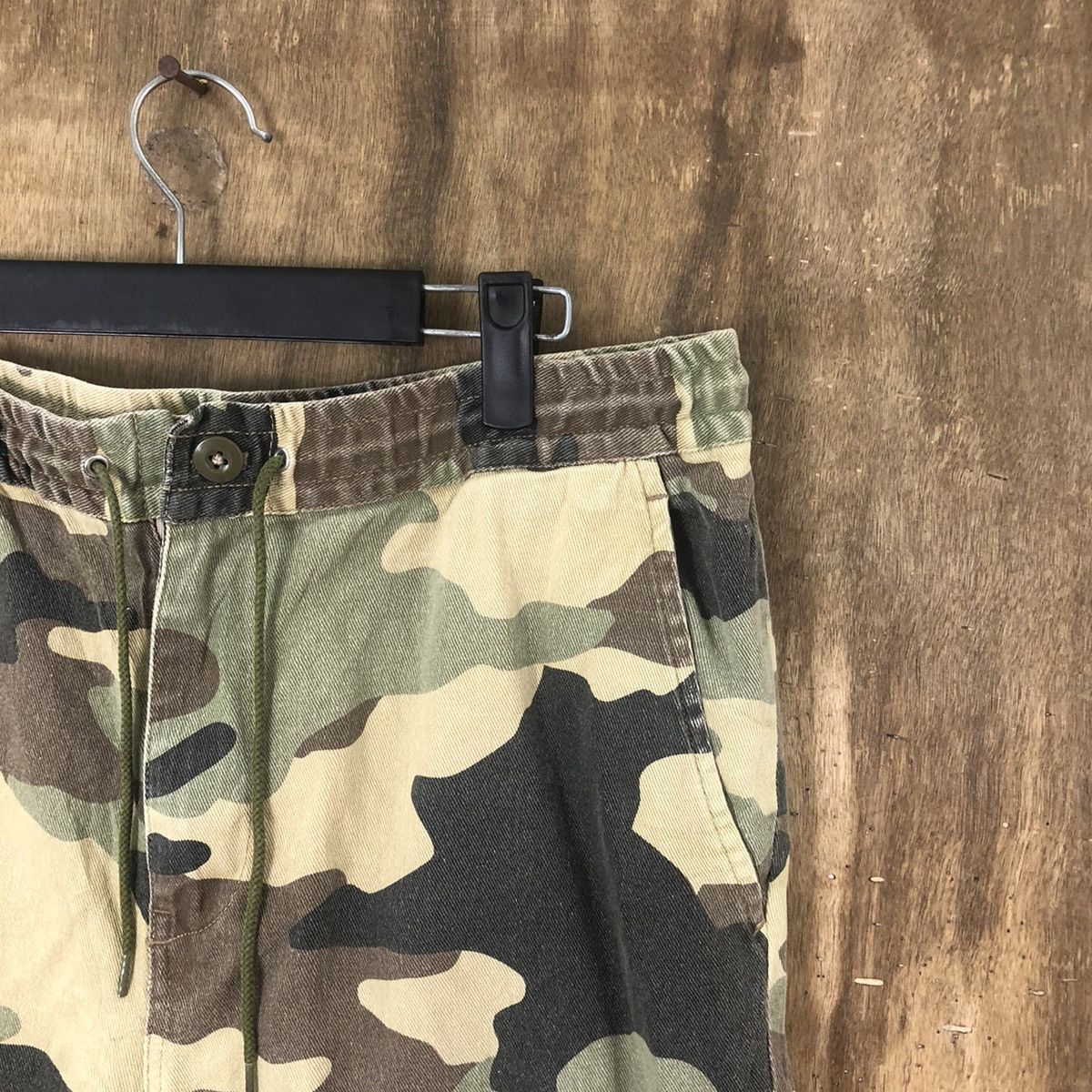 Japanese Brand Freak Store Camo Green Casual pants #6296 Size US 32 / EU 48 - 5 Thumbnail