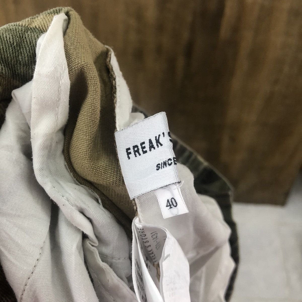 Japanese Brand Freak Store Camo Green Casual pants #6296 Size US 32 / EU 48 - 10 Thumbnail