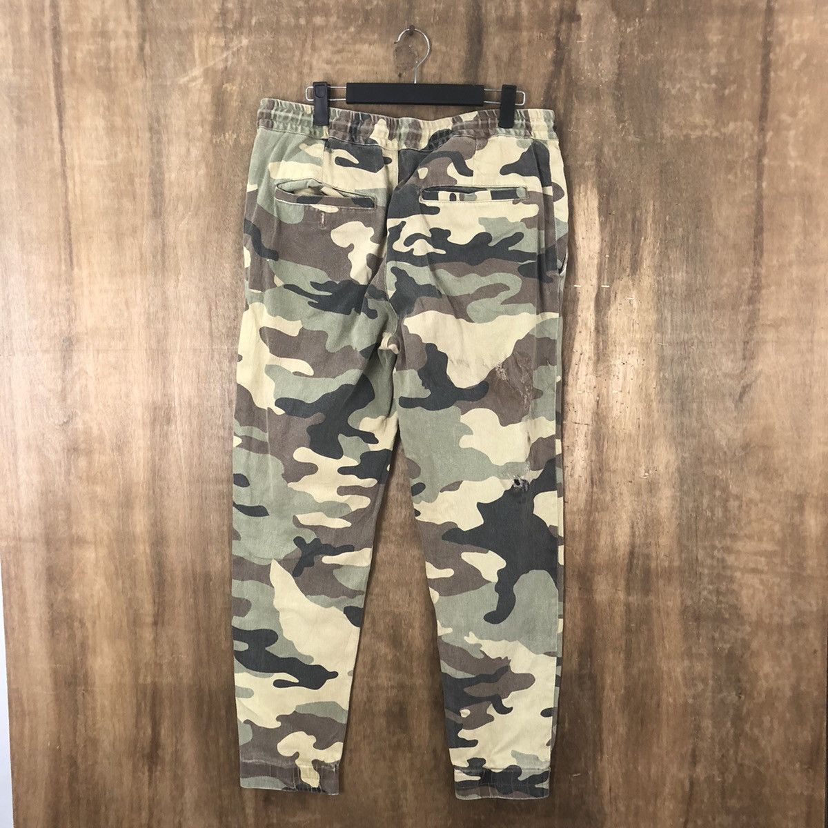 Japanese Brand Freak Store Camo Green Casual pants #6296 Size US 32 / EU 48 - 6 Thumbnail