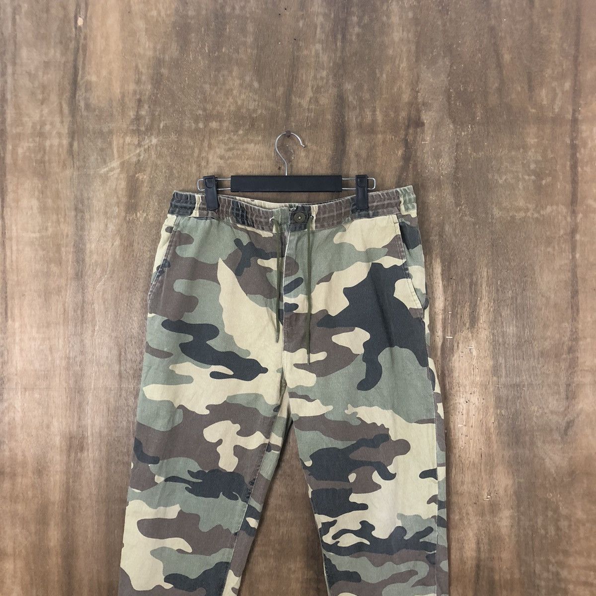 Japanese Brand Freak Store Camo Green Casual pants #6296 Size US 32 / EU 48 - 2 Thumbnail