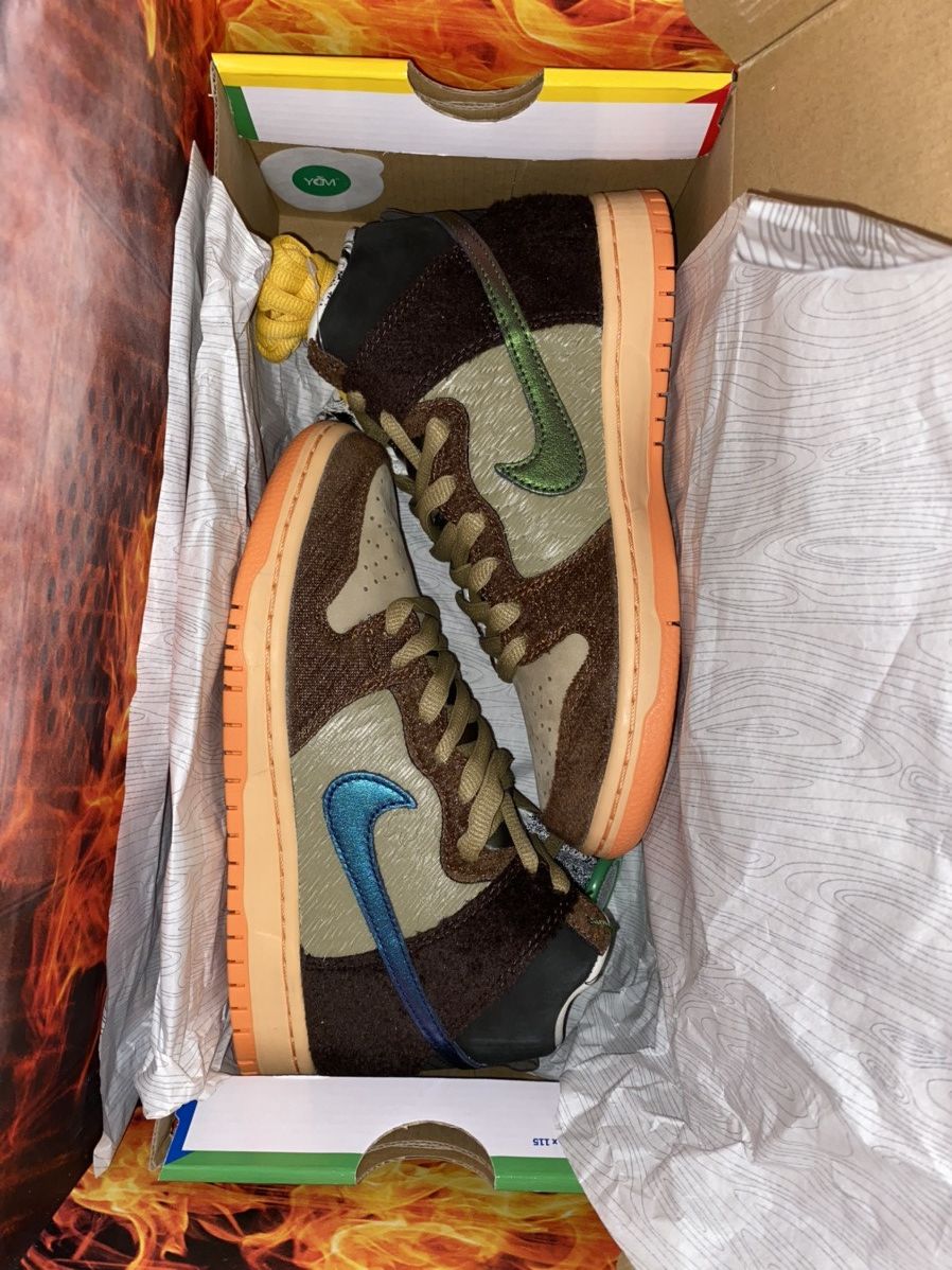 CNCPTS × Nike Nike SB Dunk High Concepts Turdunken (Special Box) Size US 5 / EU 37 - 3 Thumbnail