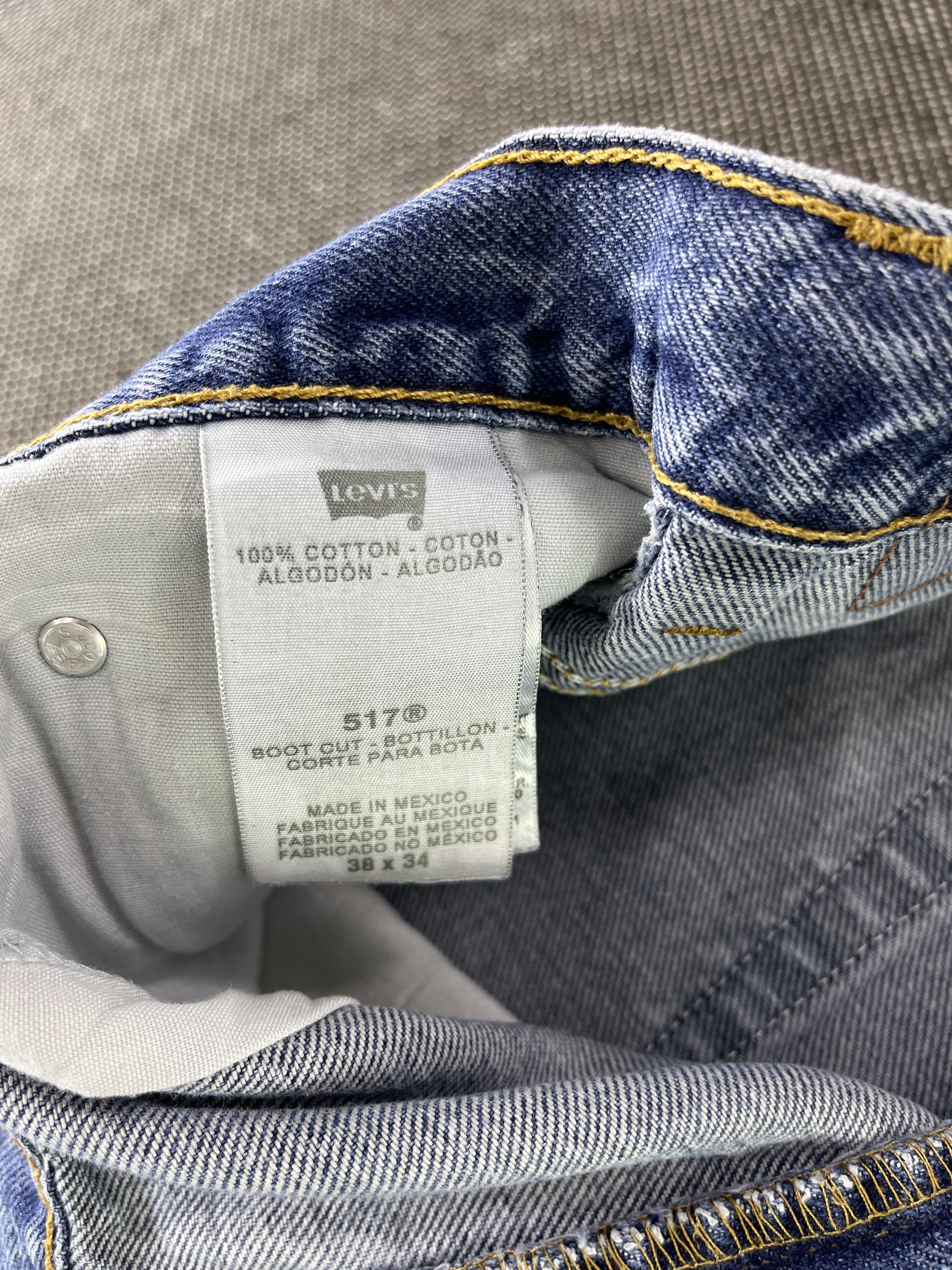 Levi's Vintage Levis 517 Flare Jeans - J293 Size US 39 - 8 Thumbnail
