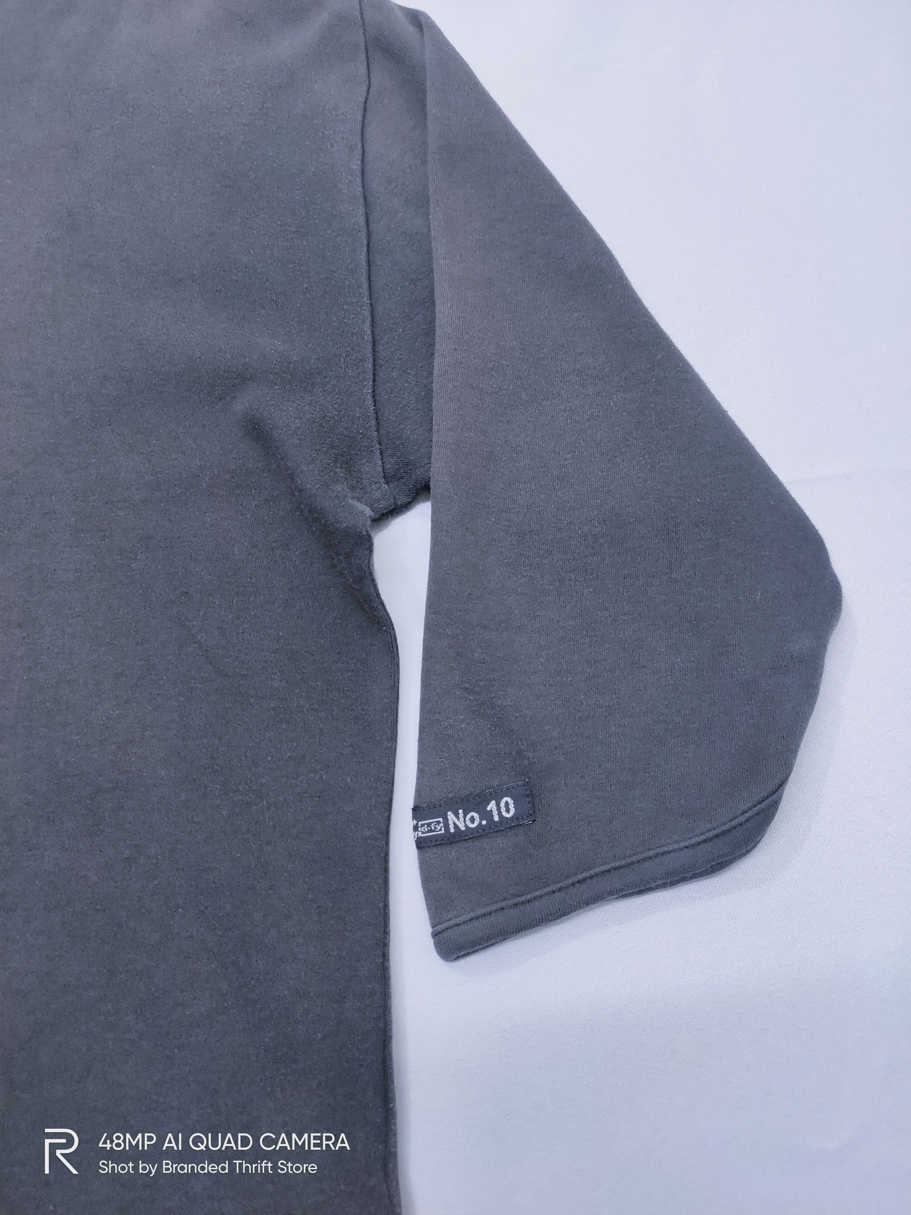 DFYNT × General Quarters × Vintage Vintage DFY NO10 Britain Plain 3Q Faded Sweatwear Tee Shirt Size US L / EU 52-54 / 3 - 6 Thumbnail