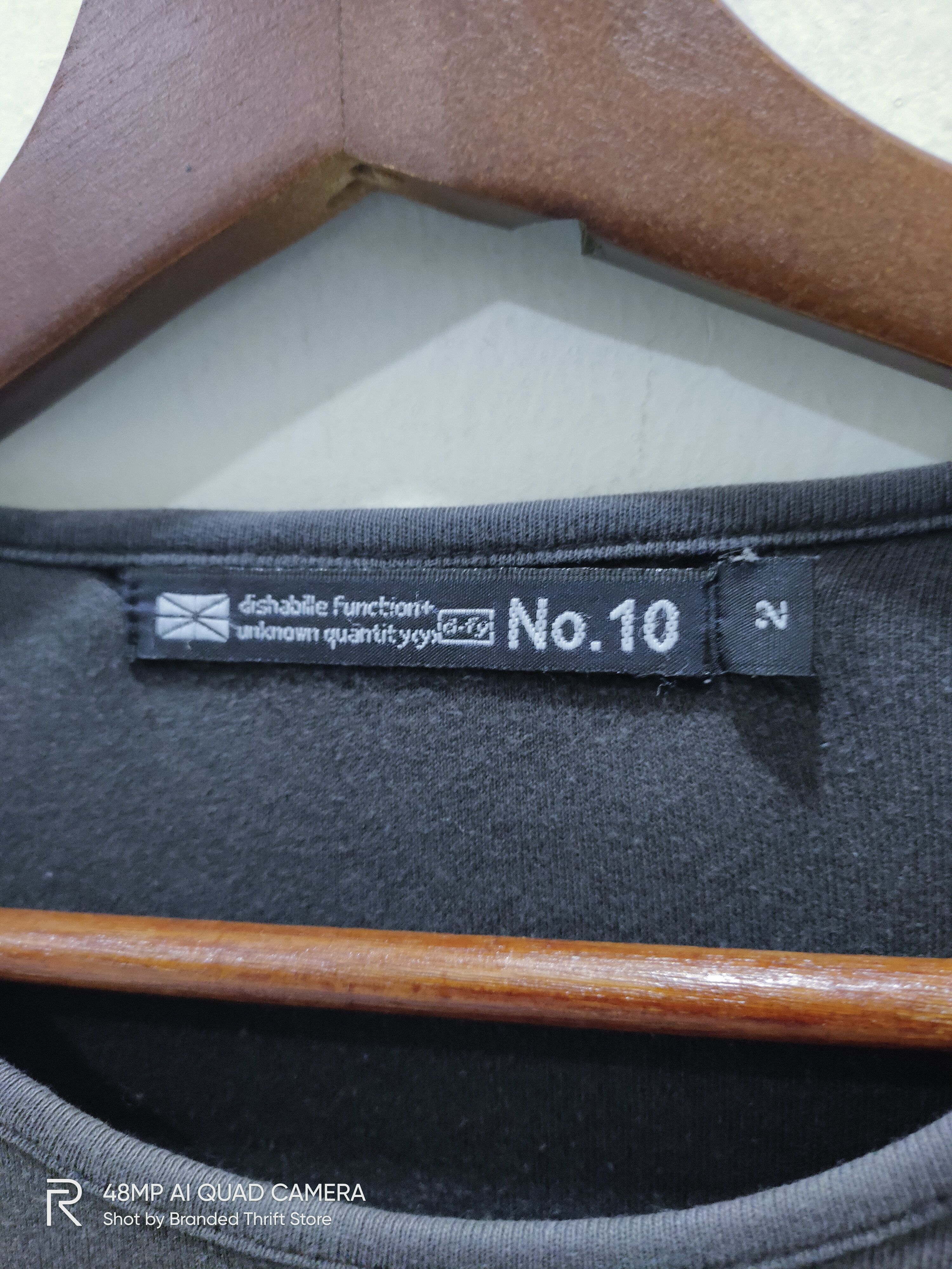 DFYNT × General Quarters × Vintage Vintage DFY NO10 Britain Plain 3Q Faded Sweatwear Tee Shirt Size US L / EU 52-54 / 3 - 4 Thumbnail