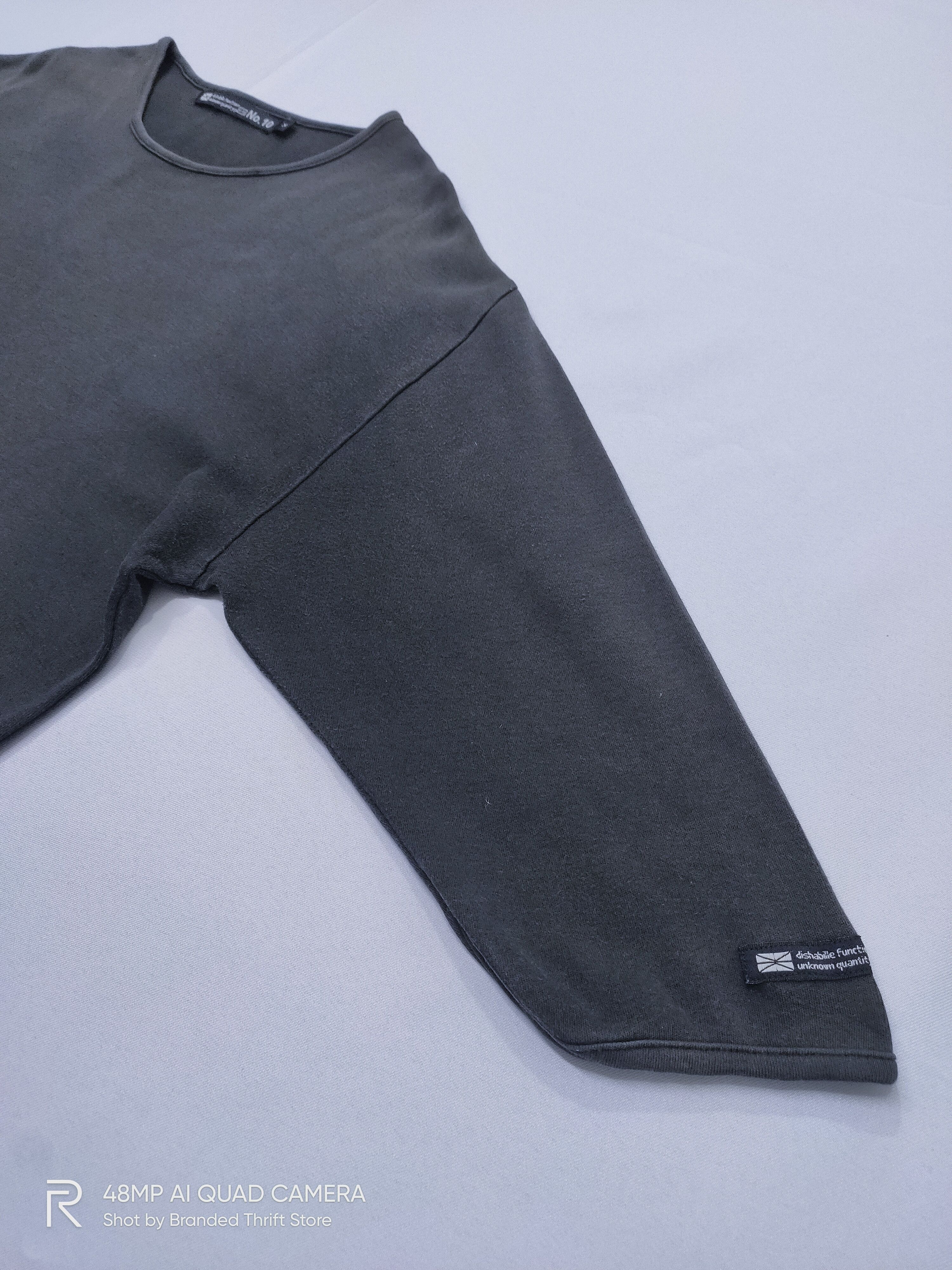 DFYNT × General Quarters × Vintage Vintage DFY NO10 Britain Plain 3Q Faded Sweatwear Tee Shirt Size US L / EU 52-54 / 3 - 7 Thumbnail