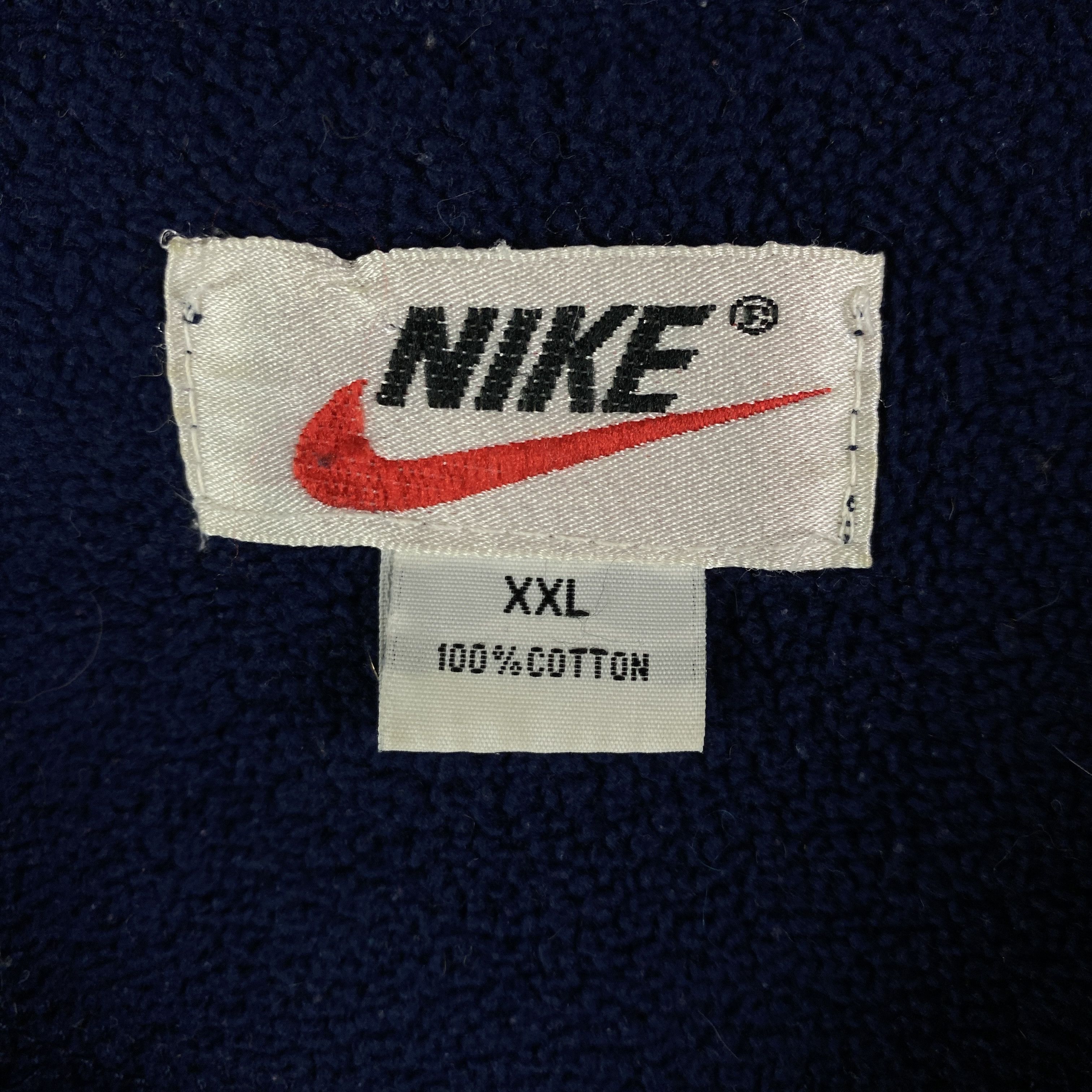 Nike × Vintage Mens Fleece Sweatshirt 1/4 Zip Nike Vintage Size XXL Size US XXL / EU 58 / 5 - 4 Thumbnail