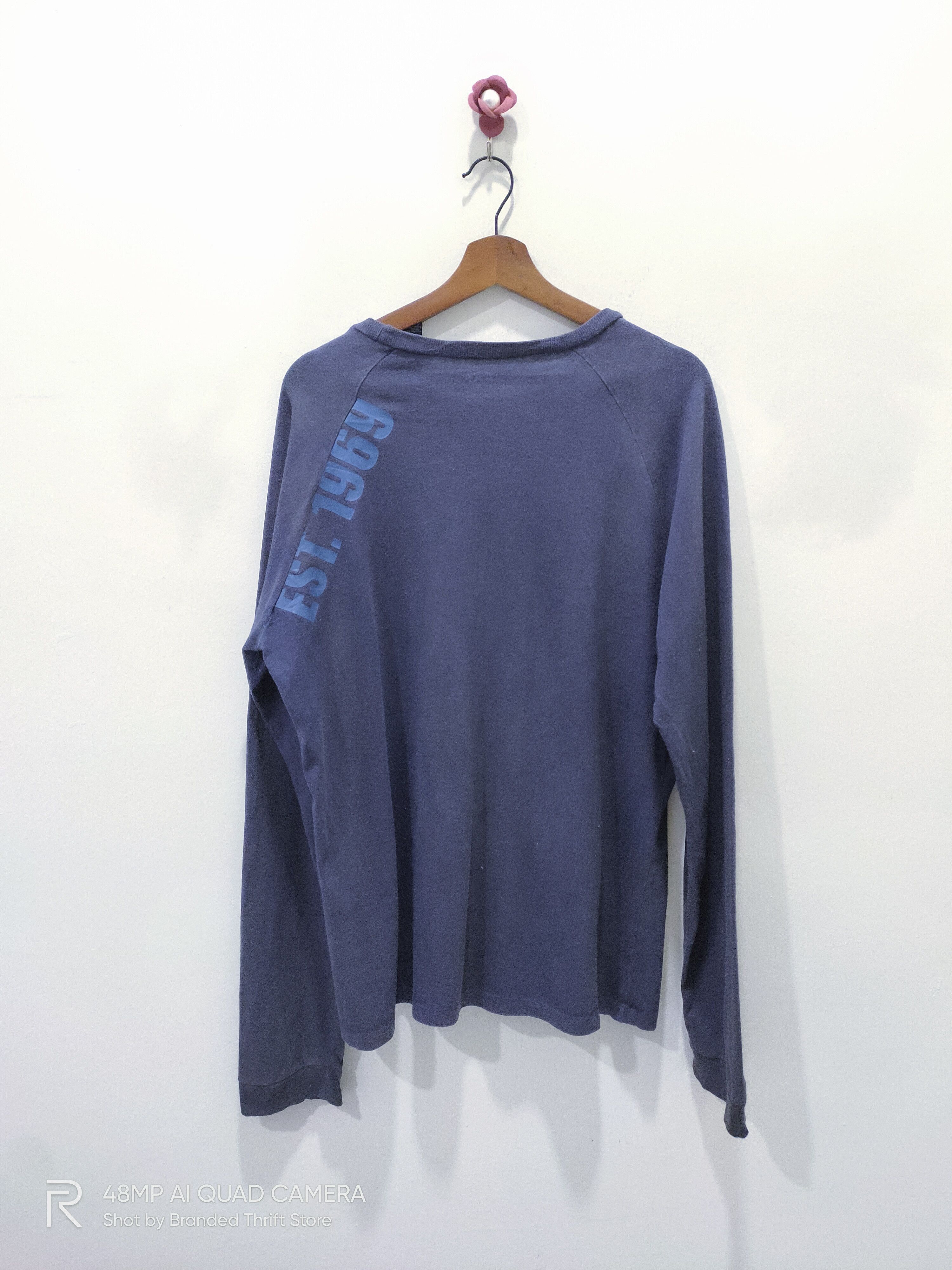 Gap × Vintage Vtg GAP EST1969 Crewneck Plain Sweatshirt Longsleeve Tshirt Size US L / EU 52-54 / 3 - 2 Thumbnail