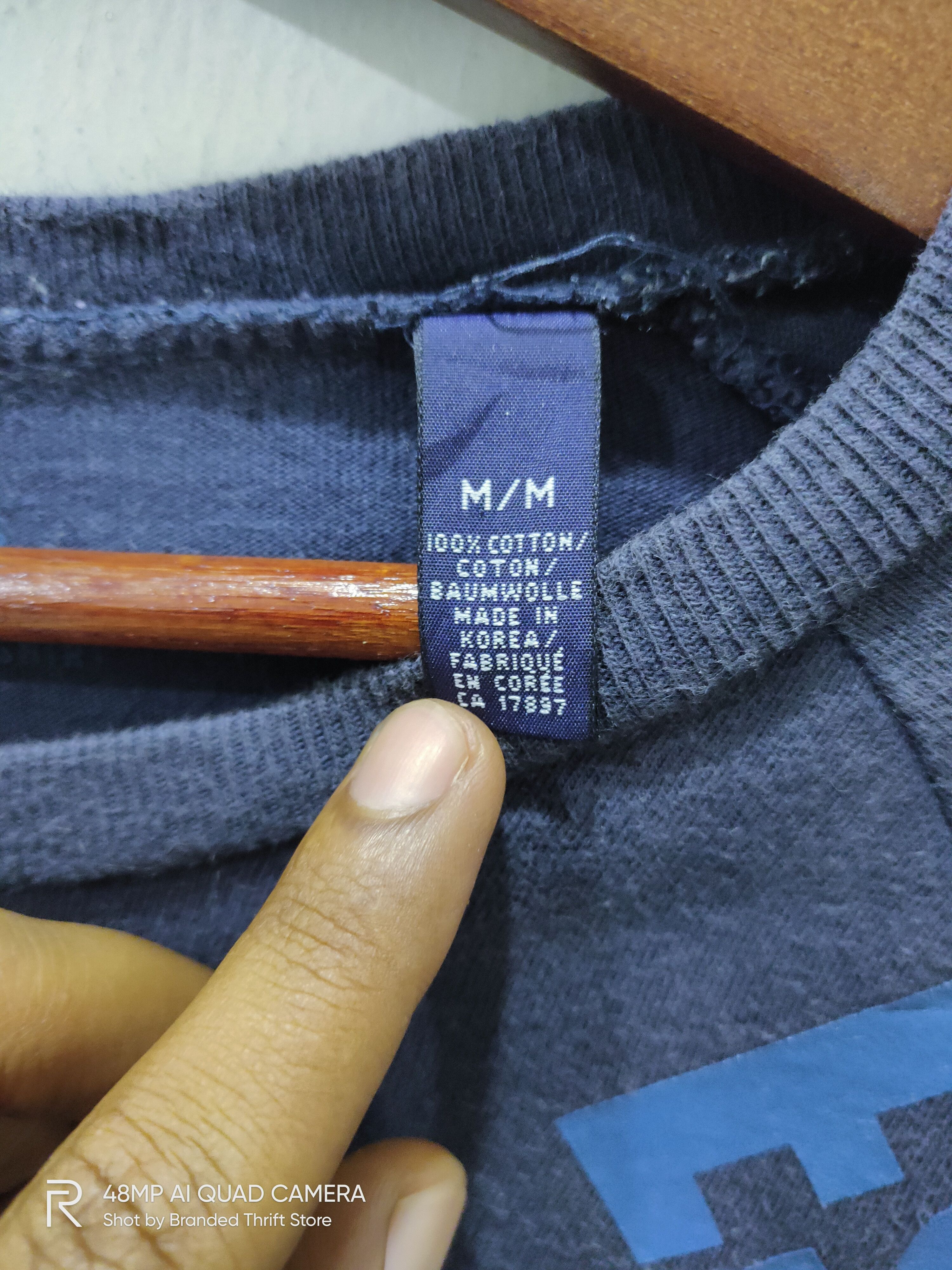 Gap × Vintage Vtg GAP EST1969 Crewneck Plain Sweatshirt Longsleeve Tshirt Size US L / EU 52-54 / 3 - 5 Thumbnail