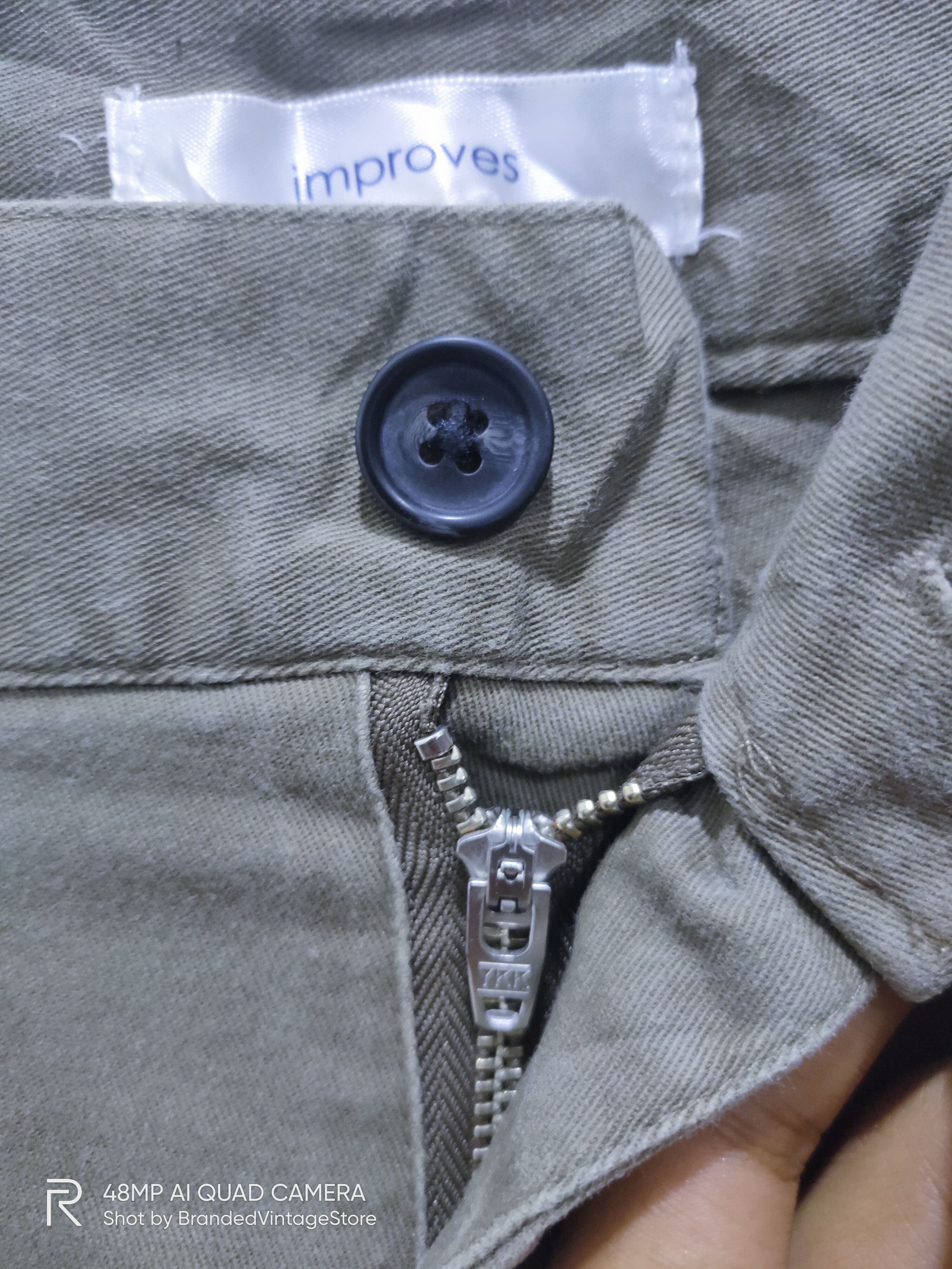 Designer × Japanese Brand IMPROVES Skinny Slimfit Multipocket Tactical Art Cargo Pant Size US 30 / EU 46 - 14 Thumbnail