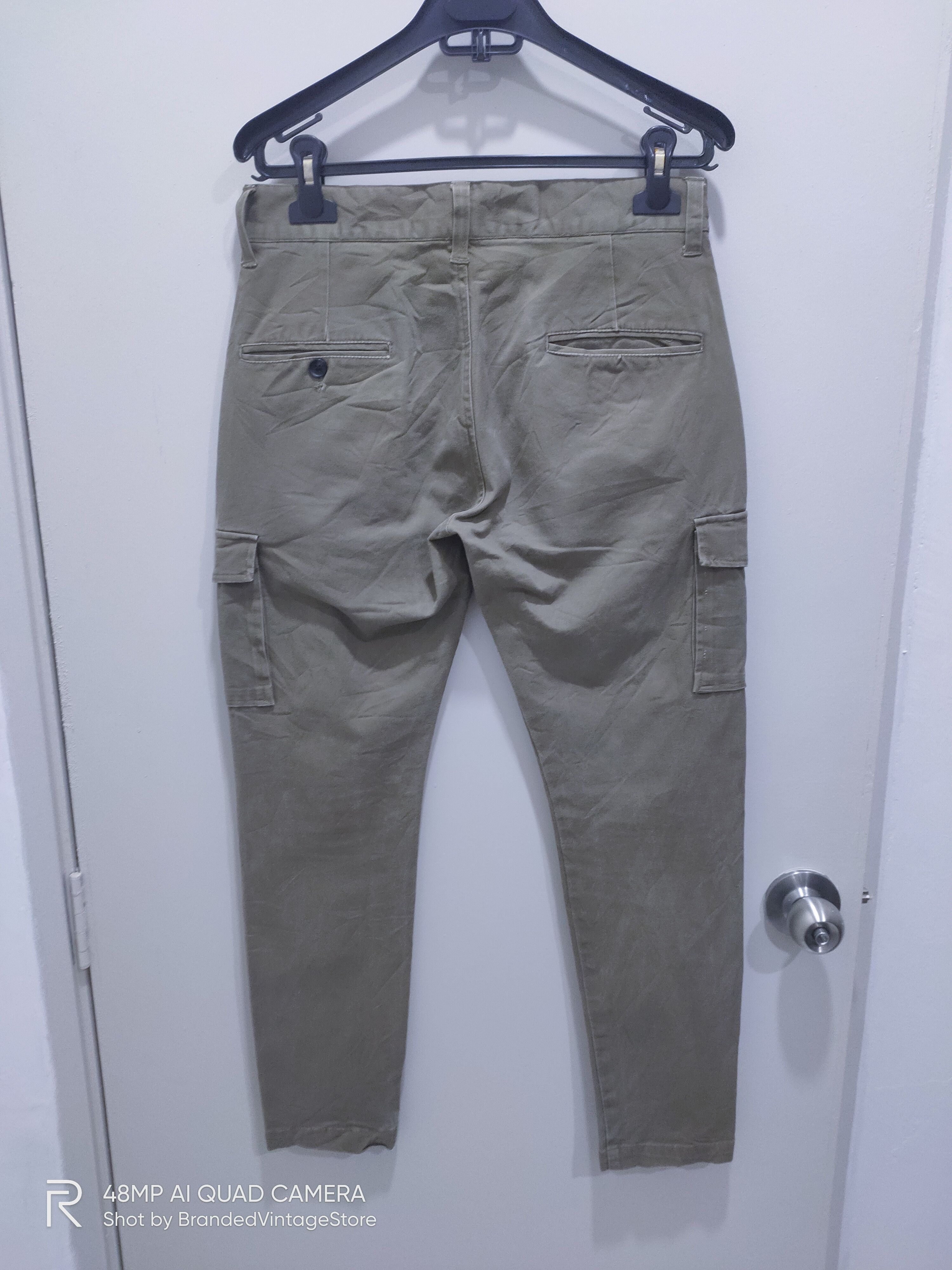 Designer × Japanese Brand IMPROVES Skinny Slimfit Multipocket Tactical Art Cargo Pant Size US 30 / EU 46 - 2 Thumbnail