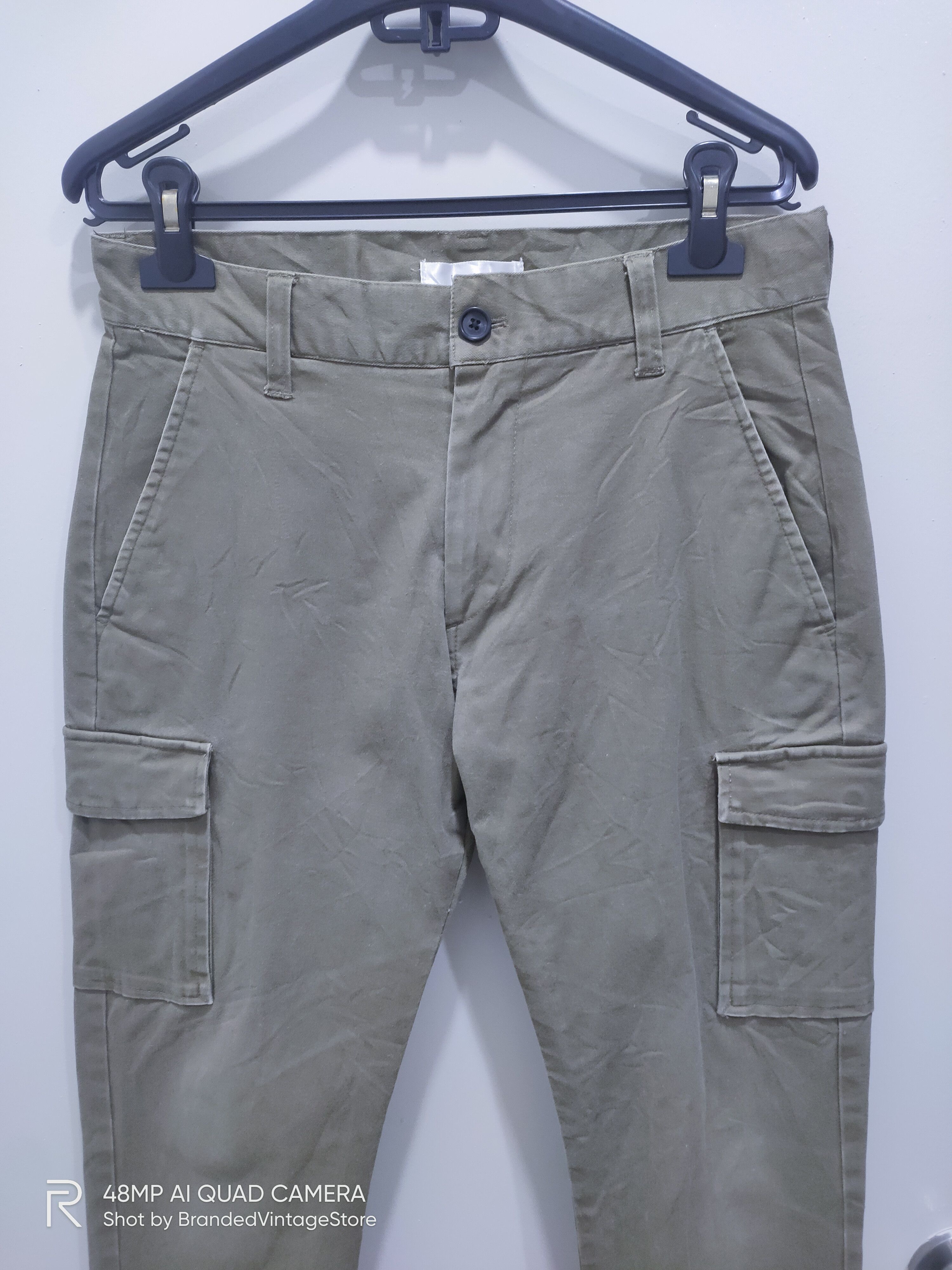 Designer × Japanese Brand IMPROVES Skinny Slimfit Multipocket Tactical Art Cargo Pant Size US 30 / EU 46 - 3 Thumbnail