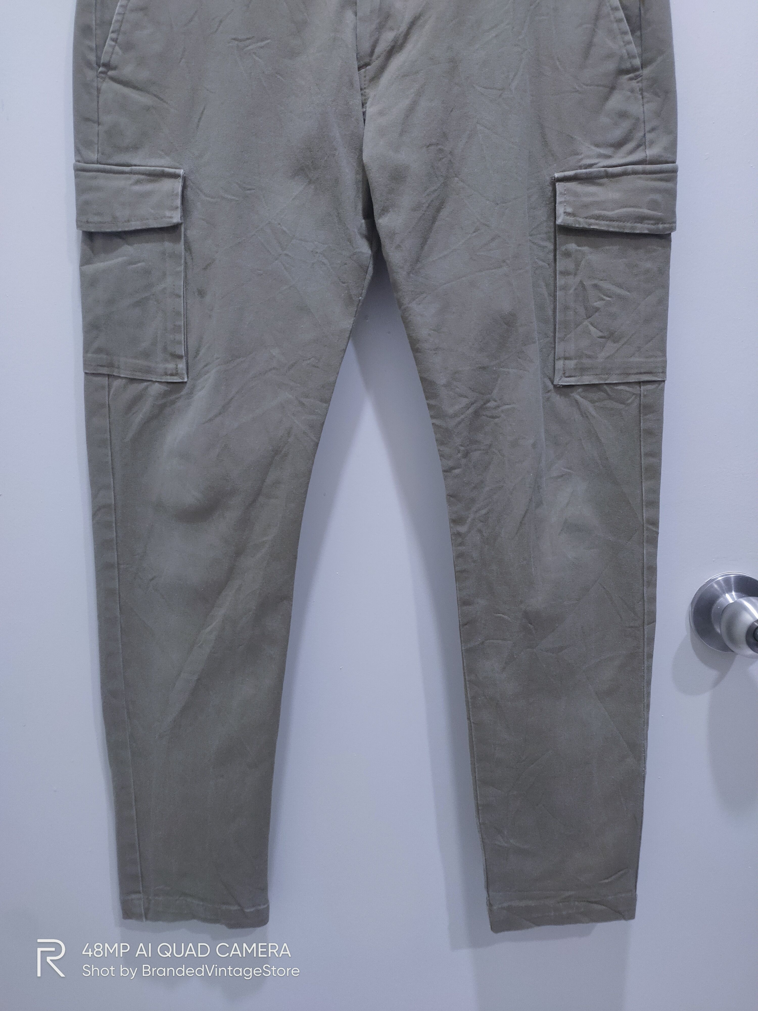 Designer × Japanese Brand IMPROVES Skinny Slimfit Multipocket Tactical Art Cargo Pant Size US 30 / EU 46 - 4 Thumbnail