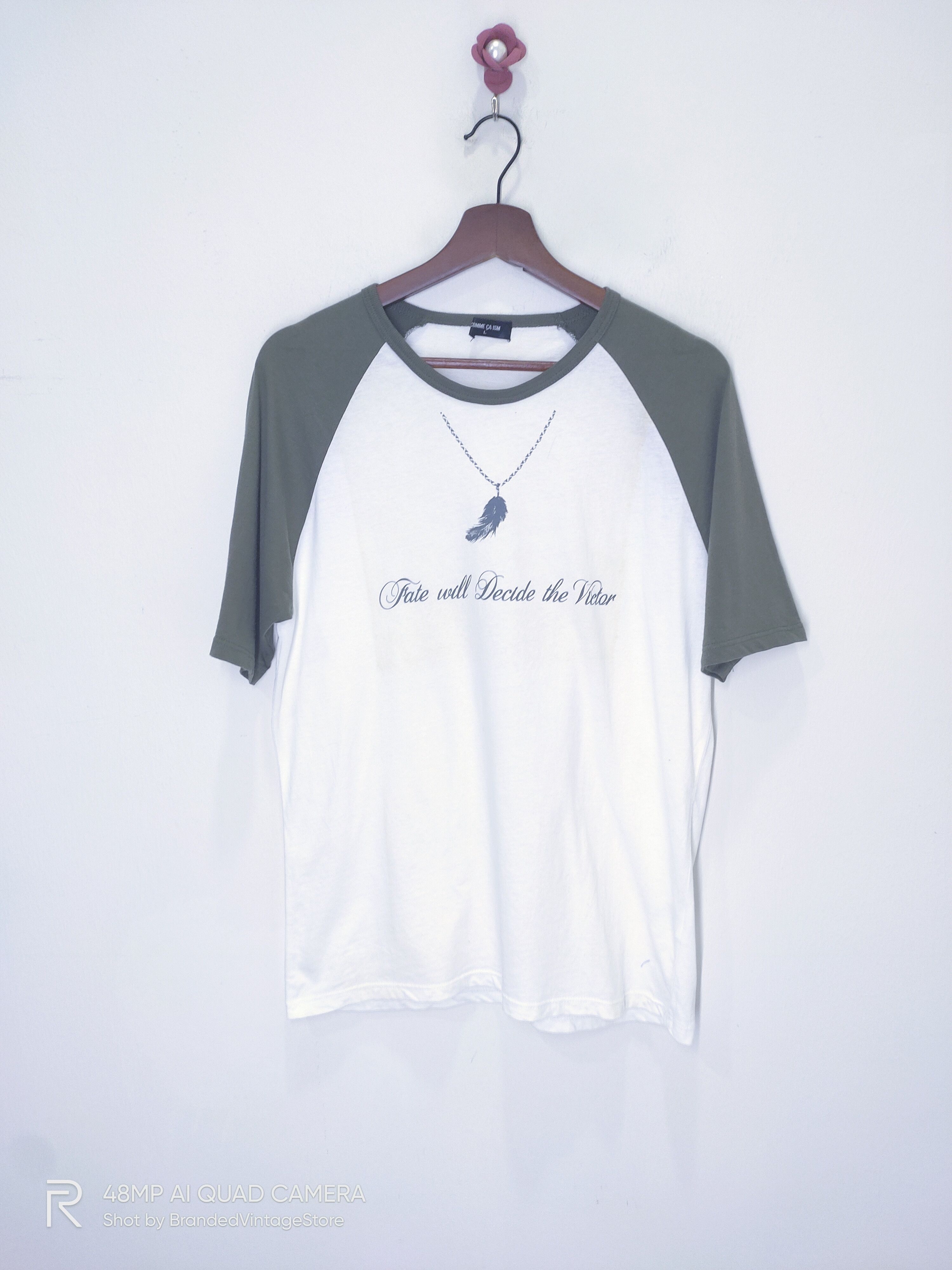 Comme Ca Ism × Japanese Brand × Vintage Vintage COMME CA ISM Necklace BigLogoGraphic Streetwear Tee Size US M / EU 48-50 / 2 - 1 Thumbnail