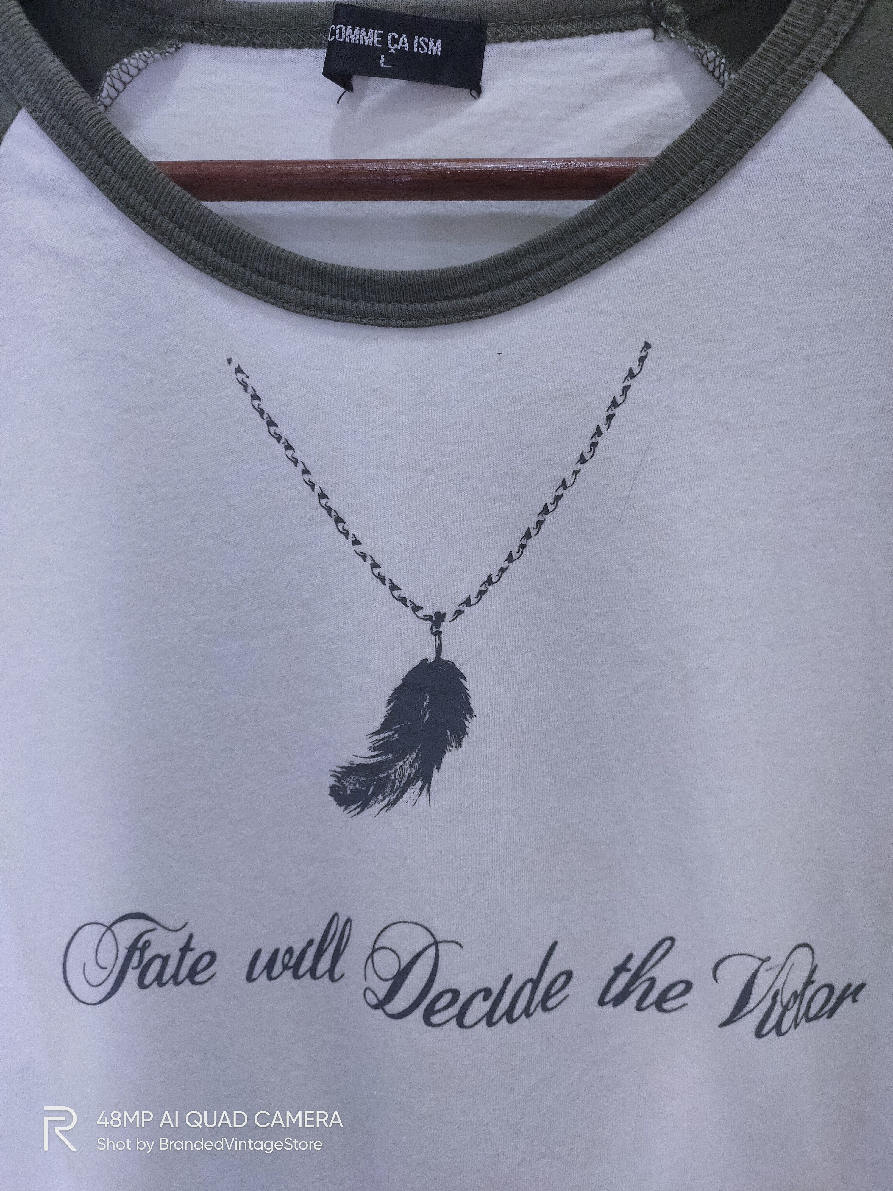 Comme Ca Ism × Japanese Brand × Vintage Vintage COMME CA ISM Necklace BigLogoGraphic Streetwear Tee Size US M / EU 48-50 / 2 - 3 Thumbnail