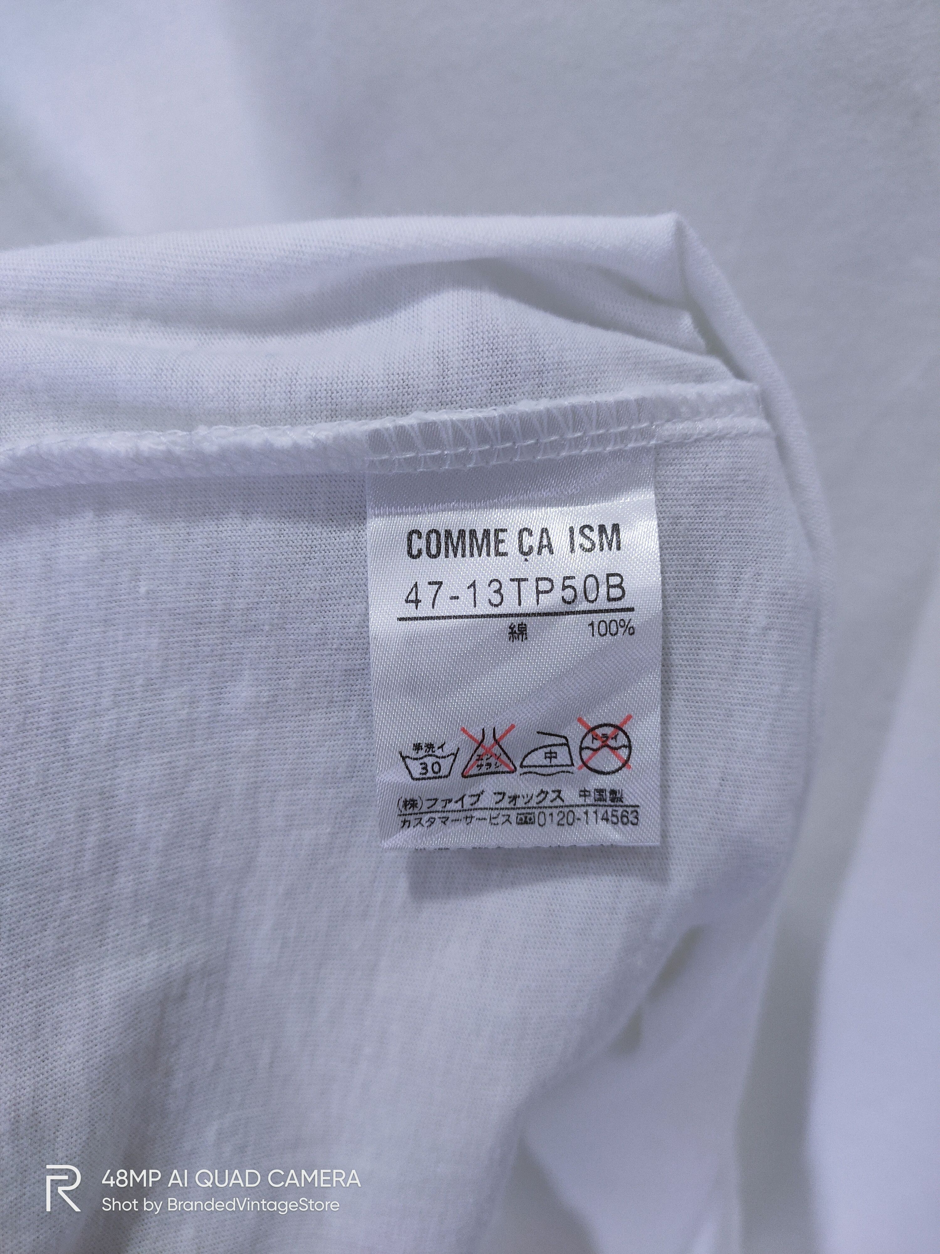Comme Ca Ism × Japanese Brand × Vintage Vintage COMME CA ISM Necklace BigLogoGraphic Streetwear Tee Size US M / EU 48-50 / 2 - 7 Thumbnail