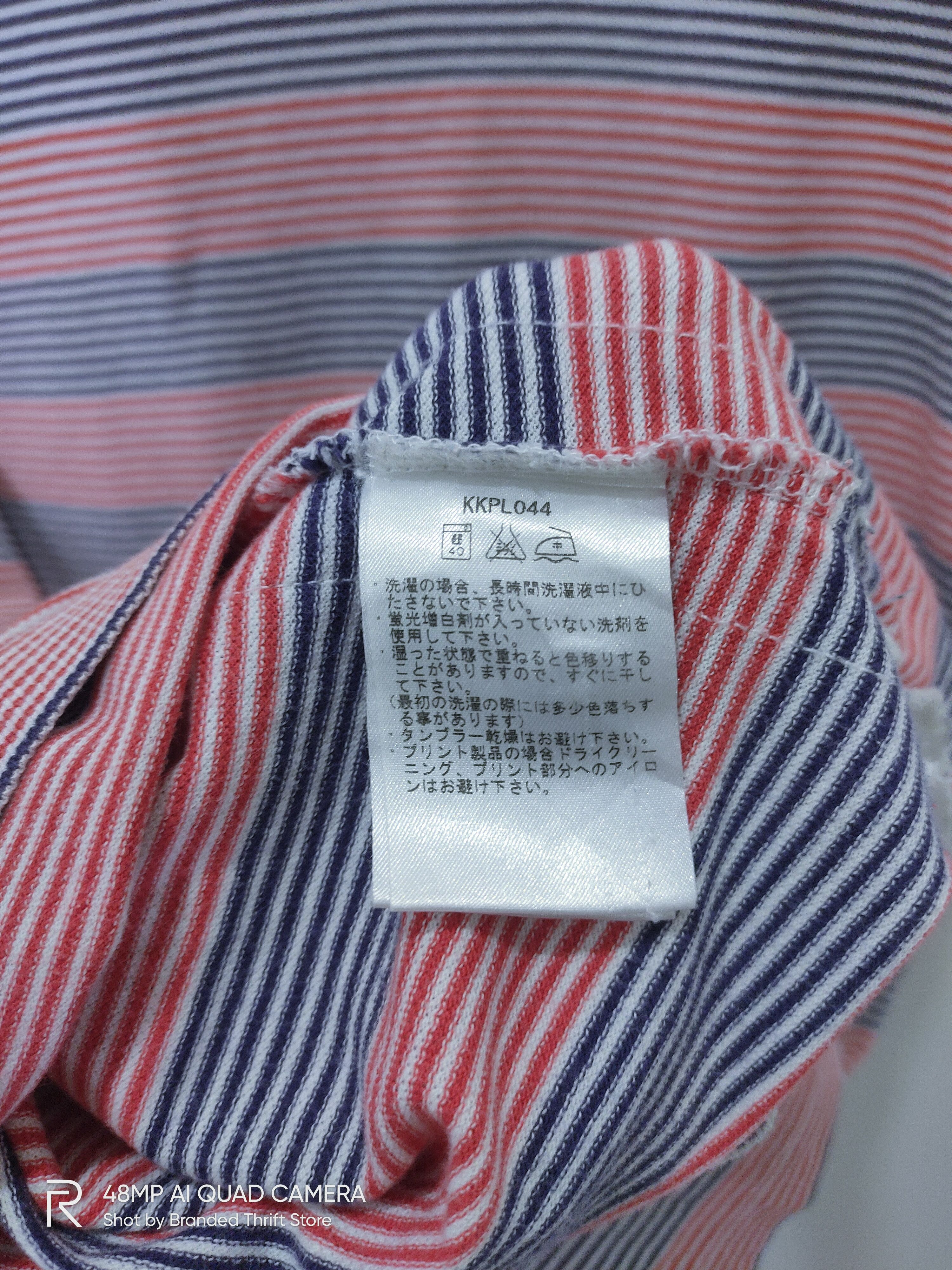OVER THE STRiPES × Quiksilver Vintage QUIKSILVER Nice Half Button Down Striped Polo Shirt Size US L / EU 52-54 / 3 - 12 Thumbnail