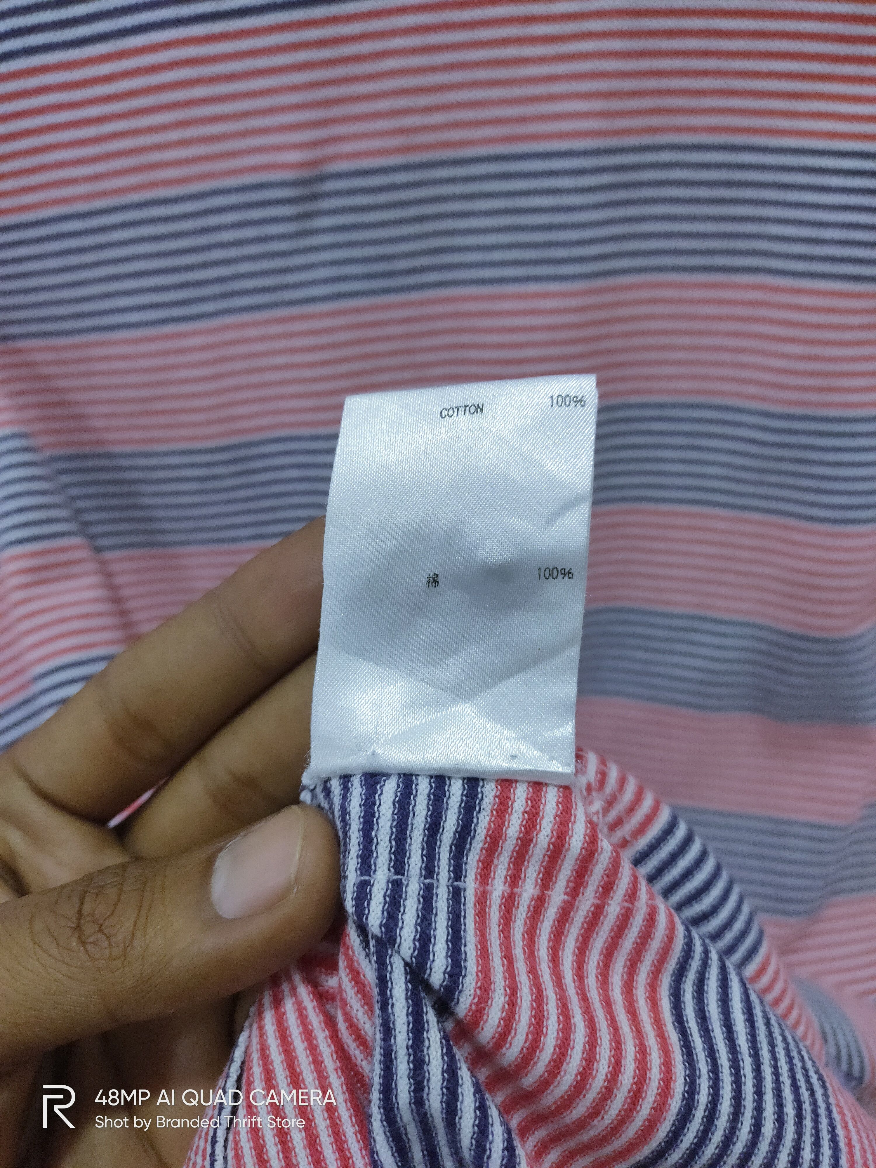 OVER THE STRiPES × Quiksilver Vintage QUIKSILVER Nice Half Button Down Striped Polo Shirt Size US L / EU 52-54 / 3 - 13 Thumbnail