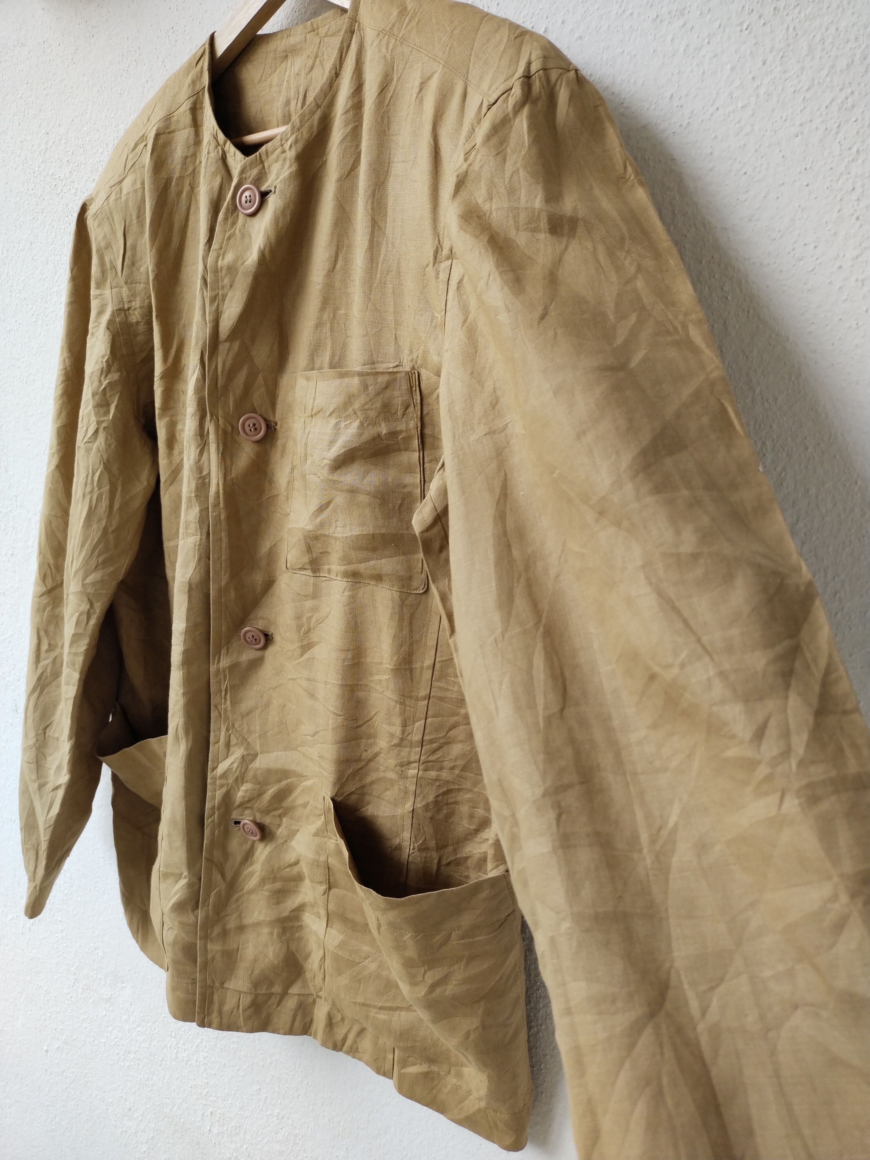 Issey Miyake Vintage 80s Issey Miyake Heavy Coat Men Jacket Size US M / EU 48-50 / 2 - 6 Thumbnail