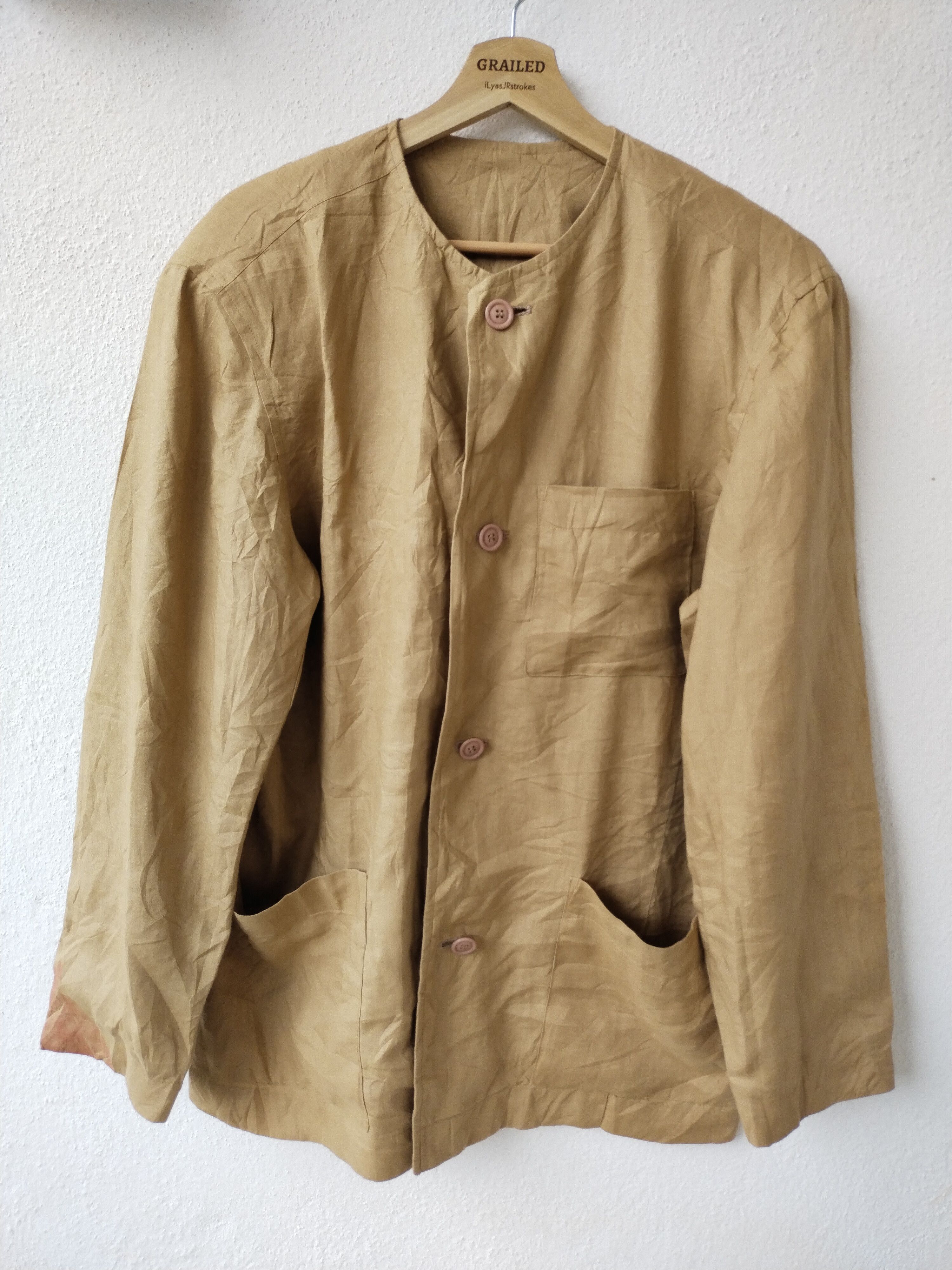 Issey Miyake Vintage 80s Issey Miyake Heavy Coat Men Jacket Size US M / EU 48-50 / 2 - 5 Thumbnail