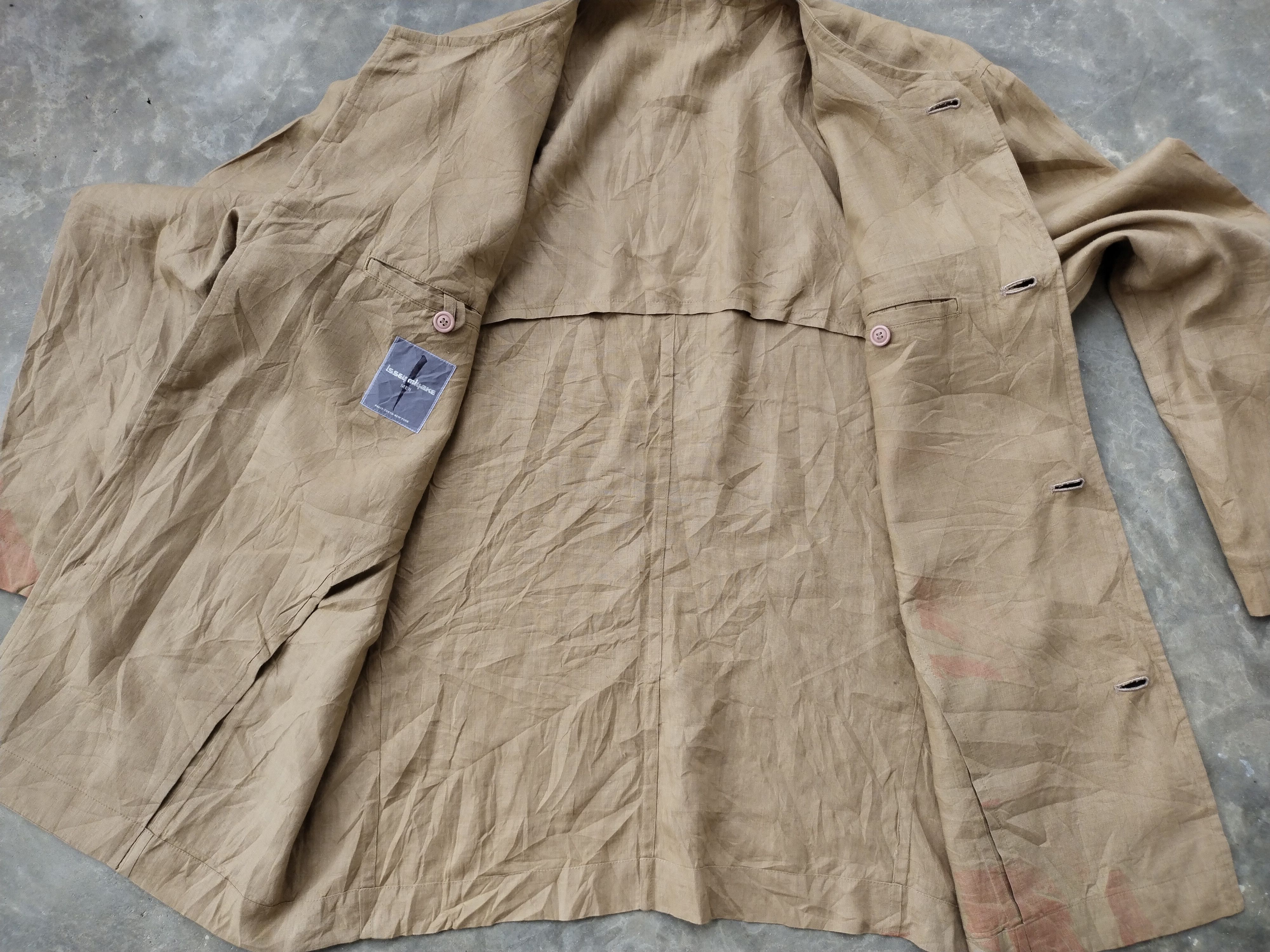Issey Miyake Vintage 80s Issey Miyake Heavy Coat Men Jacket Size US M / EU 48-50 / 2 - 10 Thumbnail