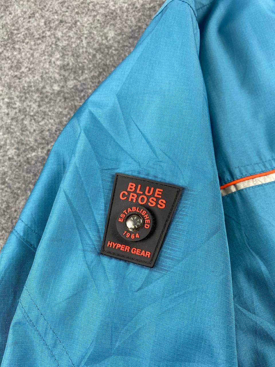 Japanese Brand blue cross hyper gear reversible jacket nice design Size US M / EU 48-50 / 2 - 4 Thumbnail