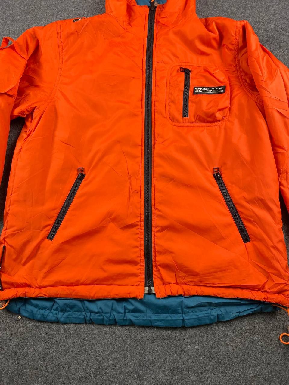 Japanese Brand blue cross hyper gear reversible jacket nice design Size US M / EU 48-50 / 2 - 10 Thumbnail