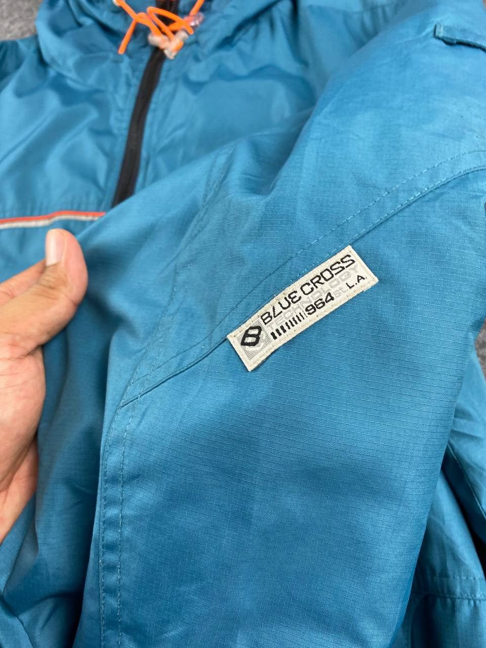 Japanese Brand blue cross hyper gear reversible jacket nice design Size US M / EU 48-50 / 2 - 5 Thumbnail