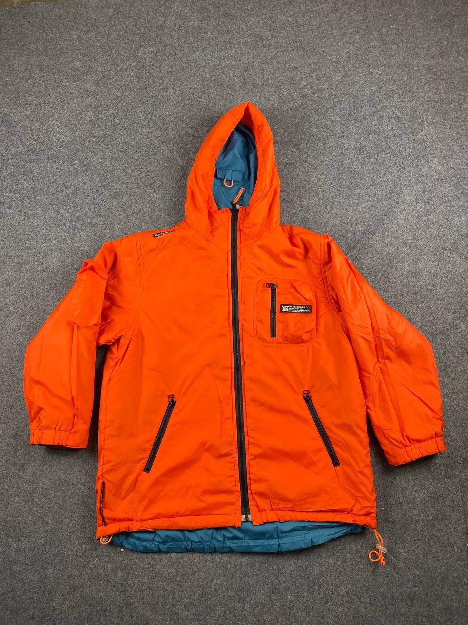Japanese Brand blue cross hyper gear reversible jacket nice design Size US M / EU 48-50 / 2 - 8 Thumbnail