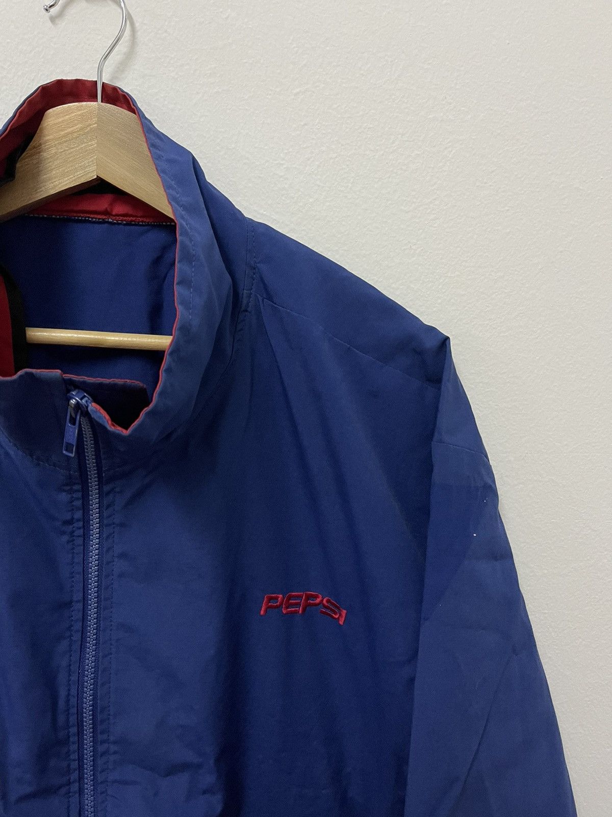 Pepsi × Vintage Vintage Pepsi Mini Logo Zipper Light Jacket Size US XXL / EU 58 / 5 - 3 Thumbnail