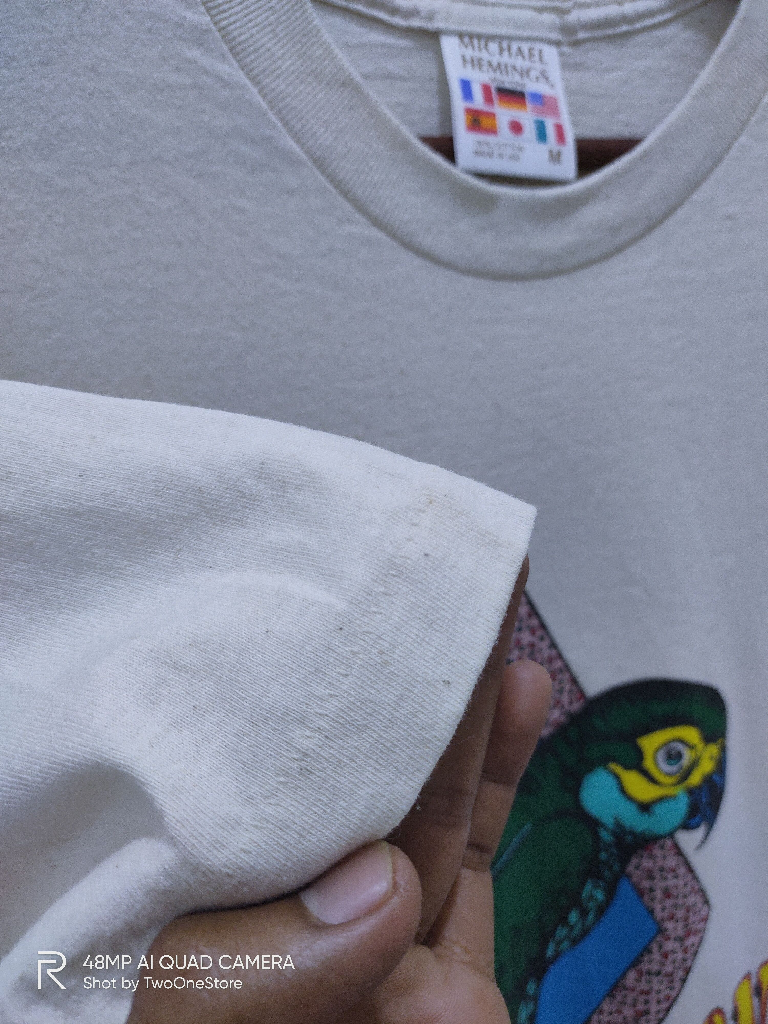 Habitat Vintage 90s SingleStitch Save The Amazon Parrot Habitat Tee Size US M / EU 48-50 / 2 - 7 Thumbnail