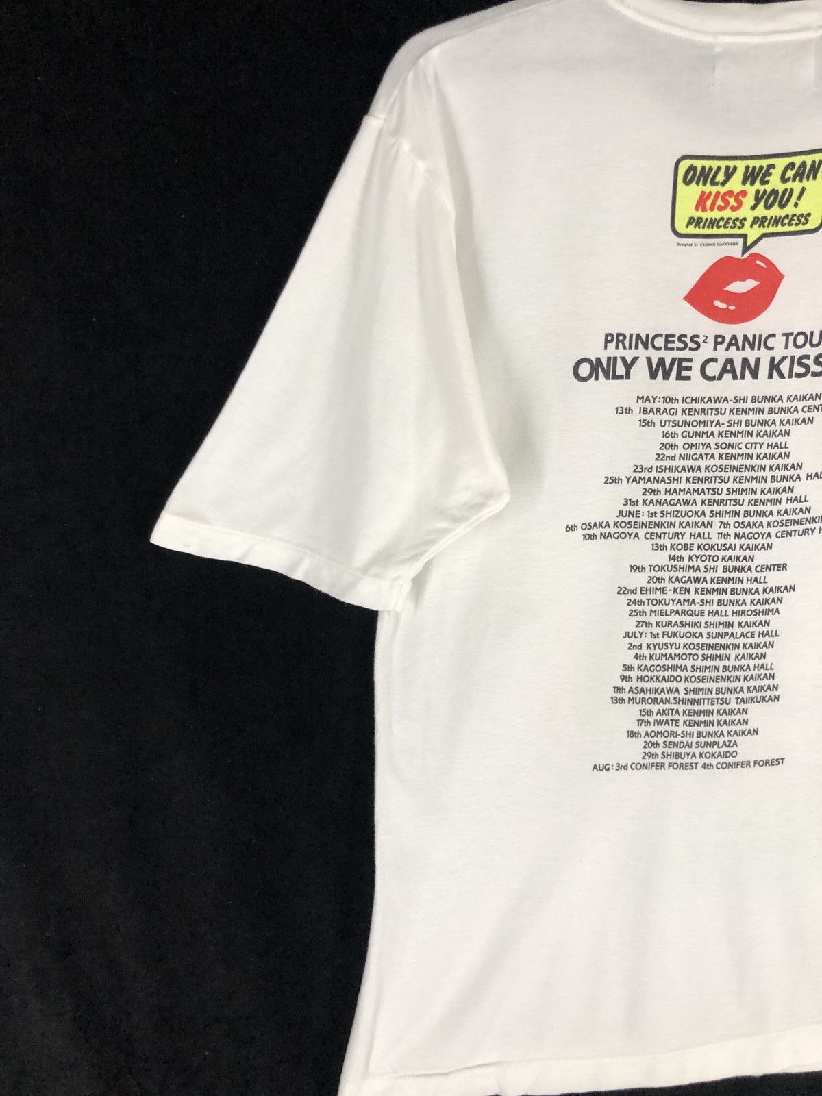 Band Tees × Vintage Rare Princess Princess Panis Tour 91 Only We Can Kiss You Size US M / EU 48-50 / 2 - 8 Thumbnail