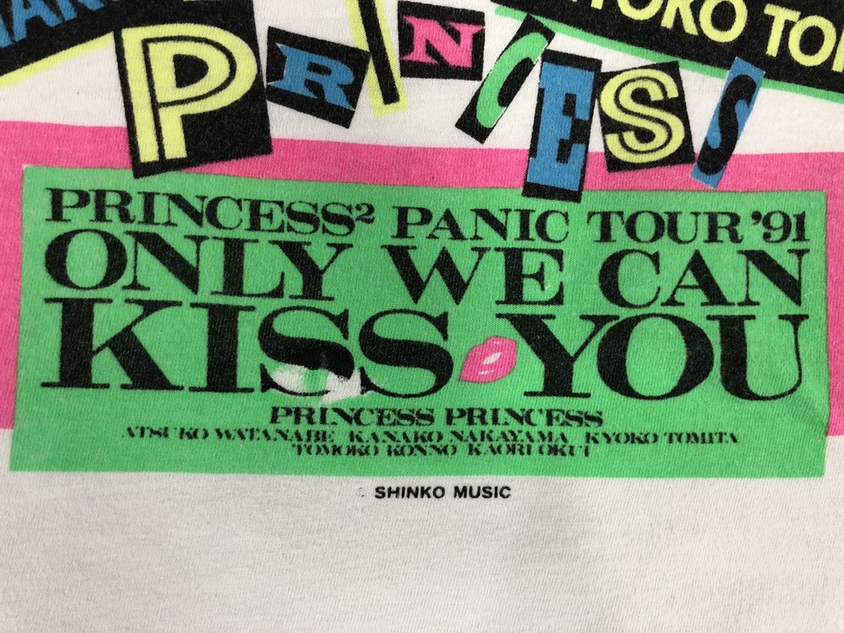 Band Tees × Vintage Rare Princess Princess Panis Tour 91 Only We Can Kiss You Size US M / EU 48-50 / 2 - 6 Thumbnail