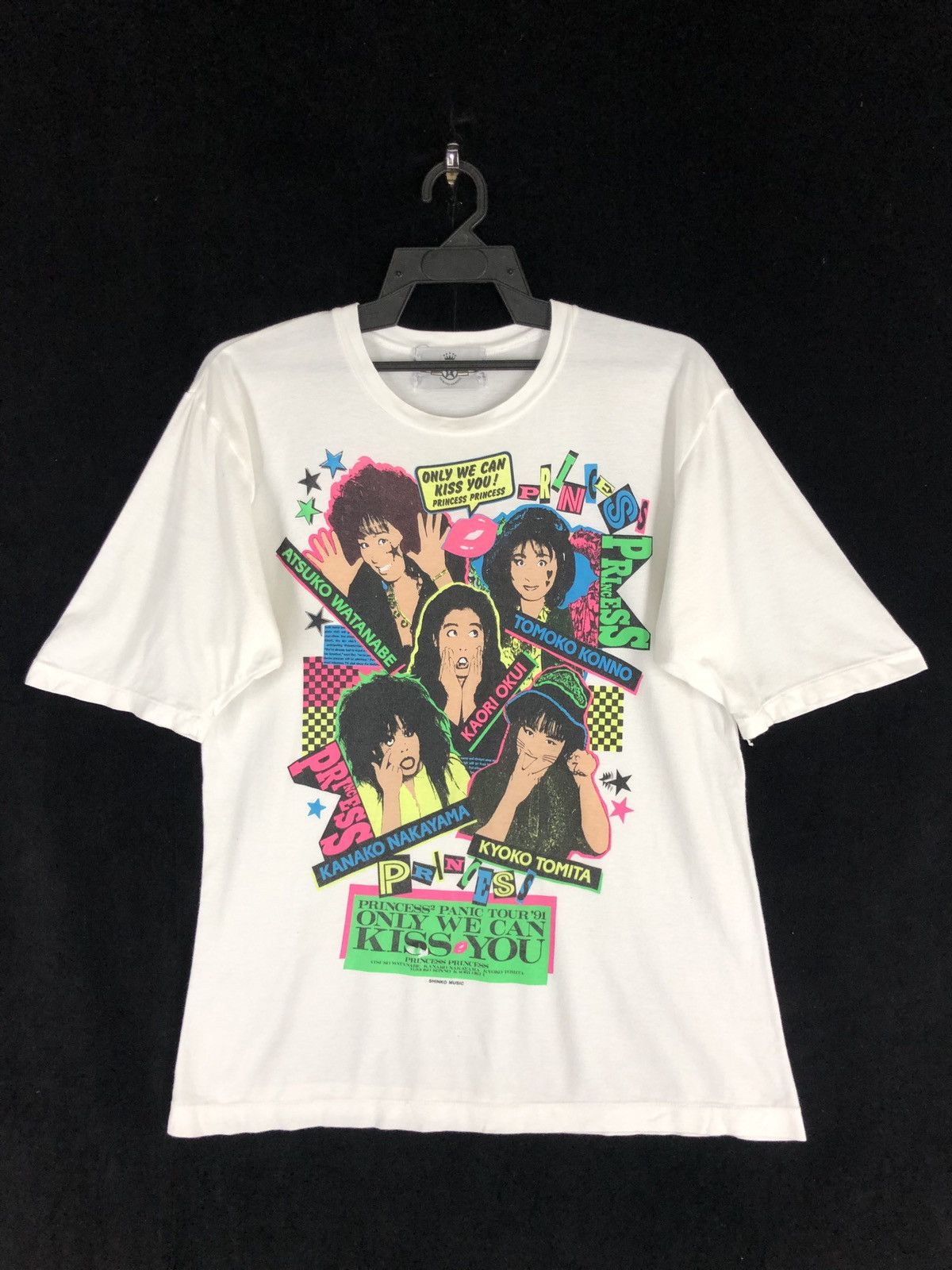 Band Tees × Vintage Rare Princess Princess Panis Tour 91 Only We Can Kiss You Size US M / EU 48-50 / 2 - 1 Thumbnail