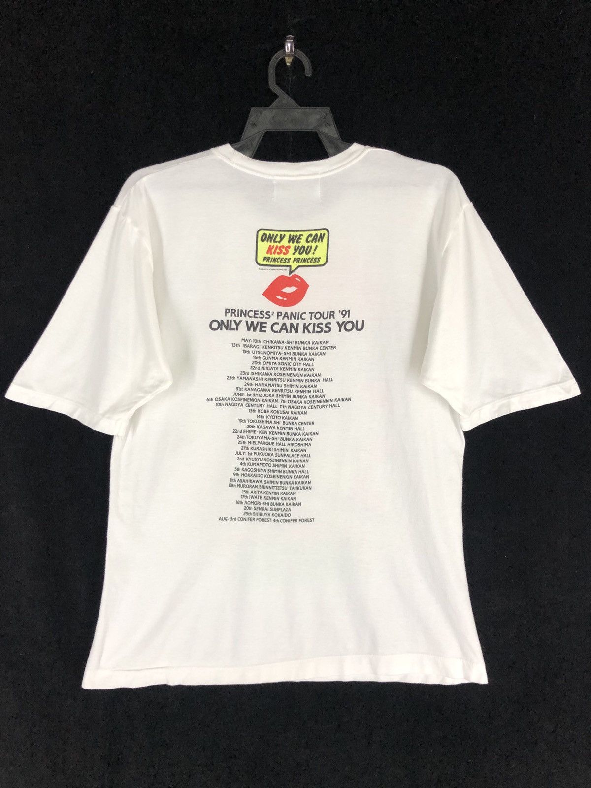 Band Tees × Vintage Rare Princess Princess Panis Tour 91 Only We Can Kiss You Size US M / EU 48-50 / 2 - 2 Thumbnail