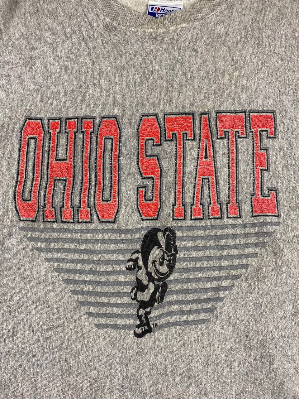 Vintage vintage ohio state hanes reverse weave sweatshirt distressed Size US L / EU 52-54 / 3 - 2 Thumbnail