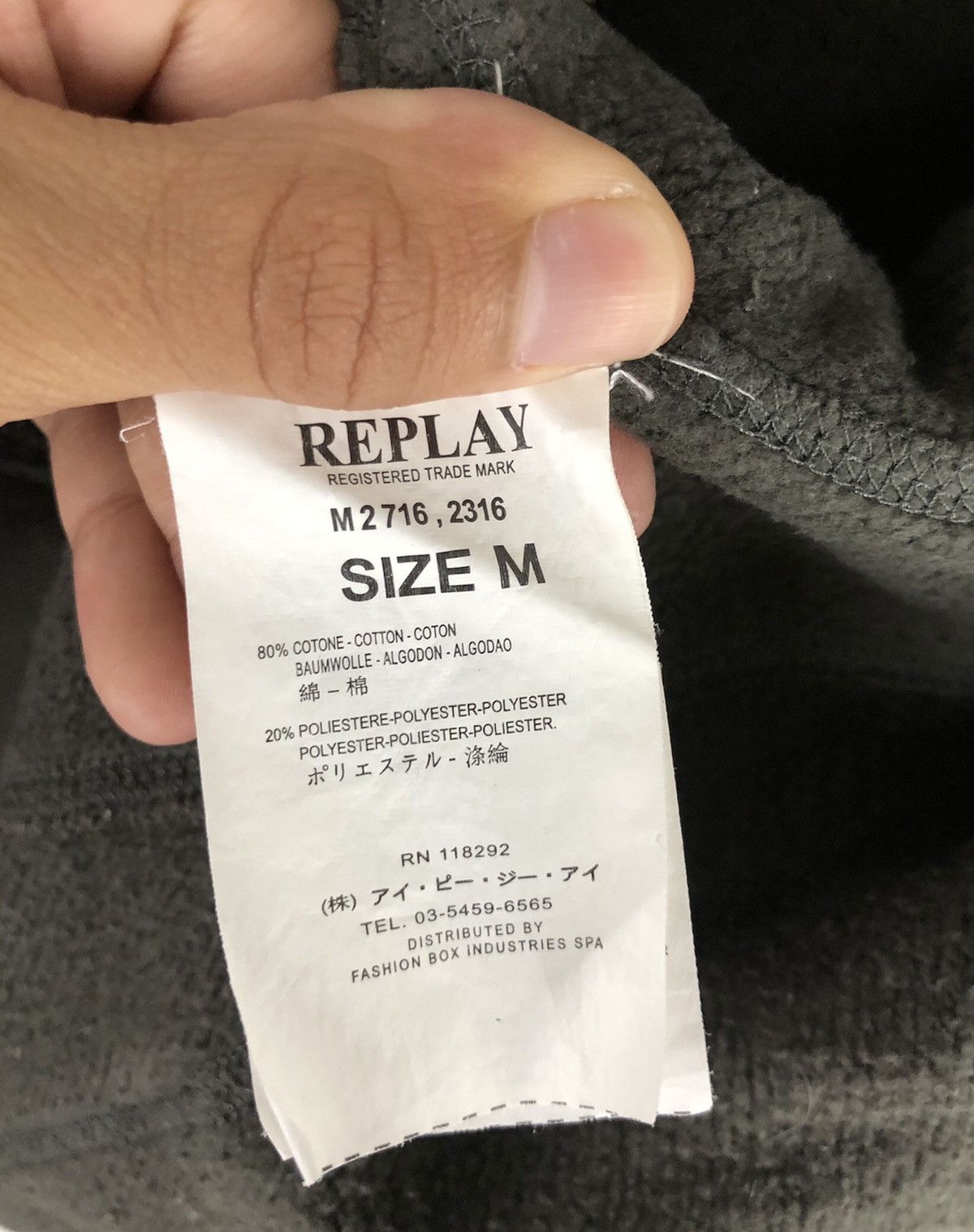 Replay Replay Blue Jeans Jacket Distributed Fashion Box Industries Size US M / EU 48-50 / 2 - 9 Thumbnail