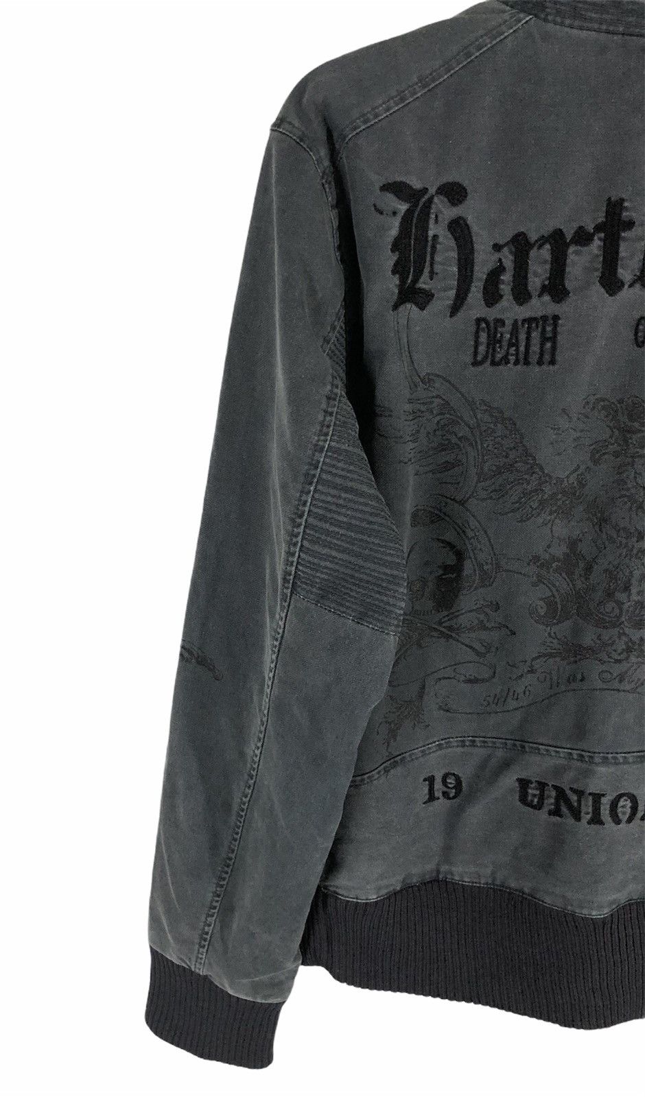 If Six Was Nine × Salvage Rare SALVAGE UNION Skull Tatto Biglogo Bomber Jacket Size US M / EU 48-50 / 2 - 3 Thumbnail