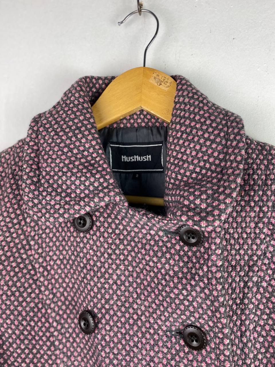 Japanese Brand hushush japanese brands knitted jacket nice design Size M / US 6-8 / IT 42-44 - 2 Thumbnail