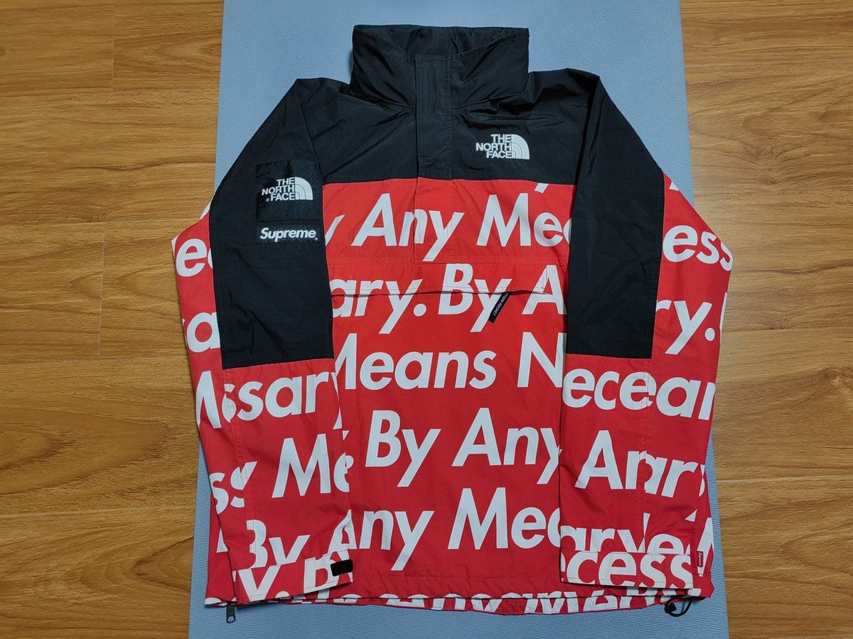 Supreme × The North Face Supreme tnf north bamn by any means red pullover Jacket Size US XL / EU 56 / 4 - 1 Thumbnail