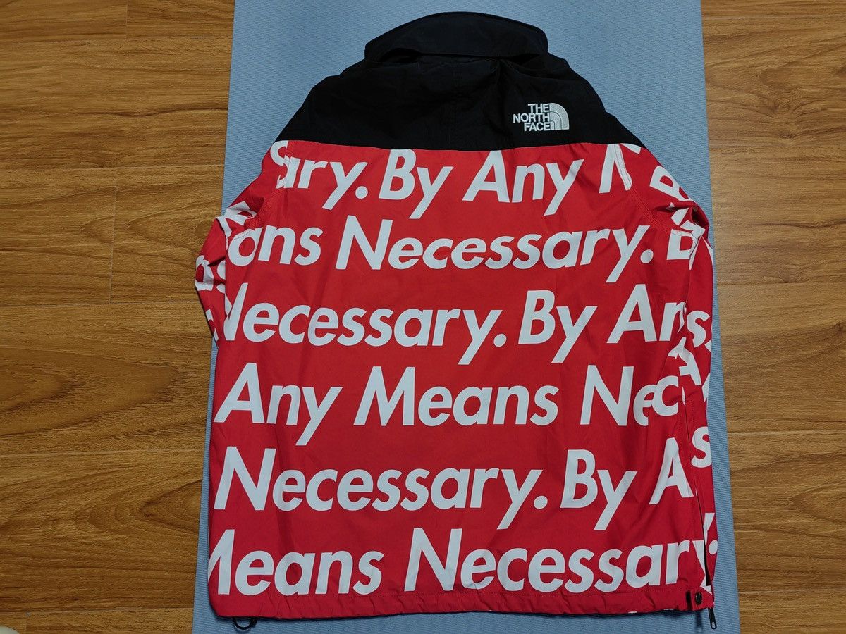 Supreme tnf north bamn by any means red pullover Jacket